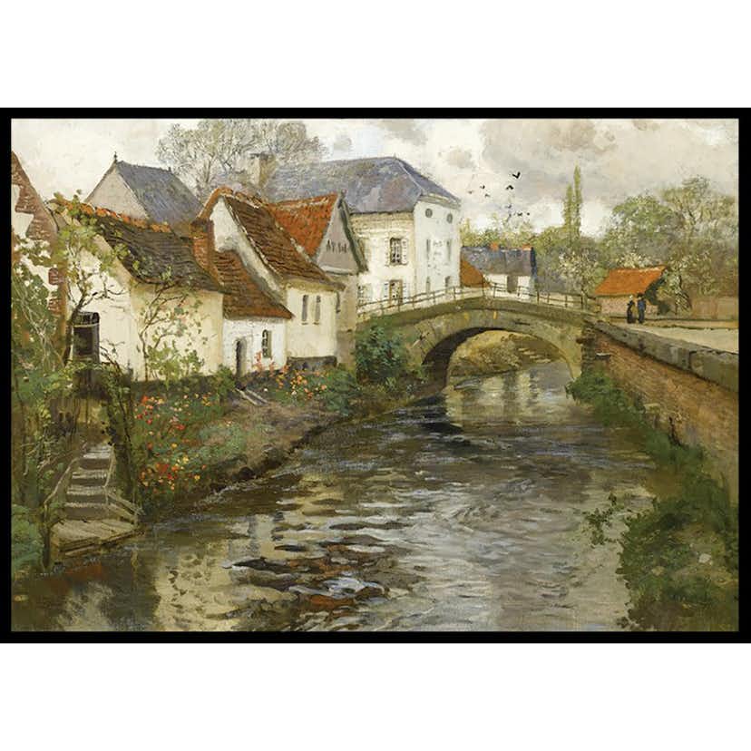 Poster Gallerix Small Town Near La Panne By Frits Thaulow