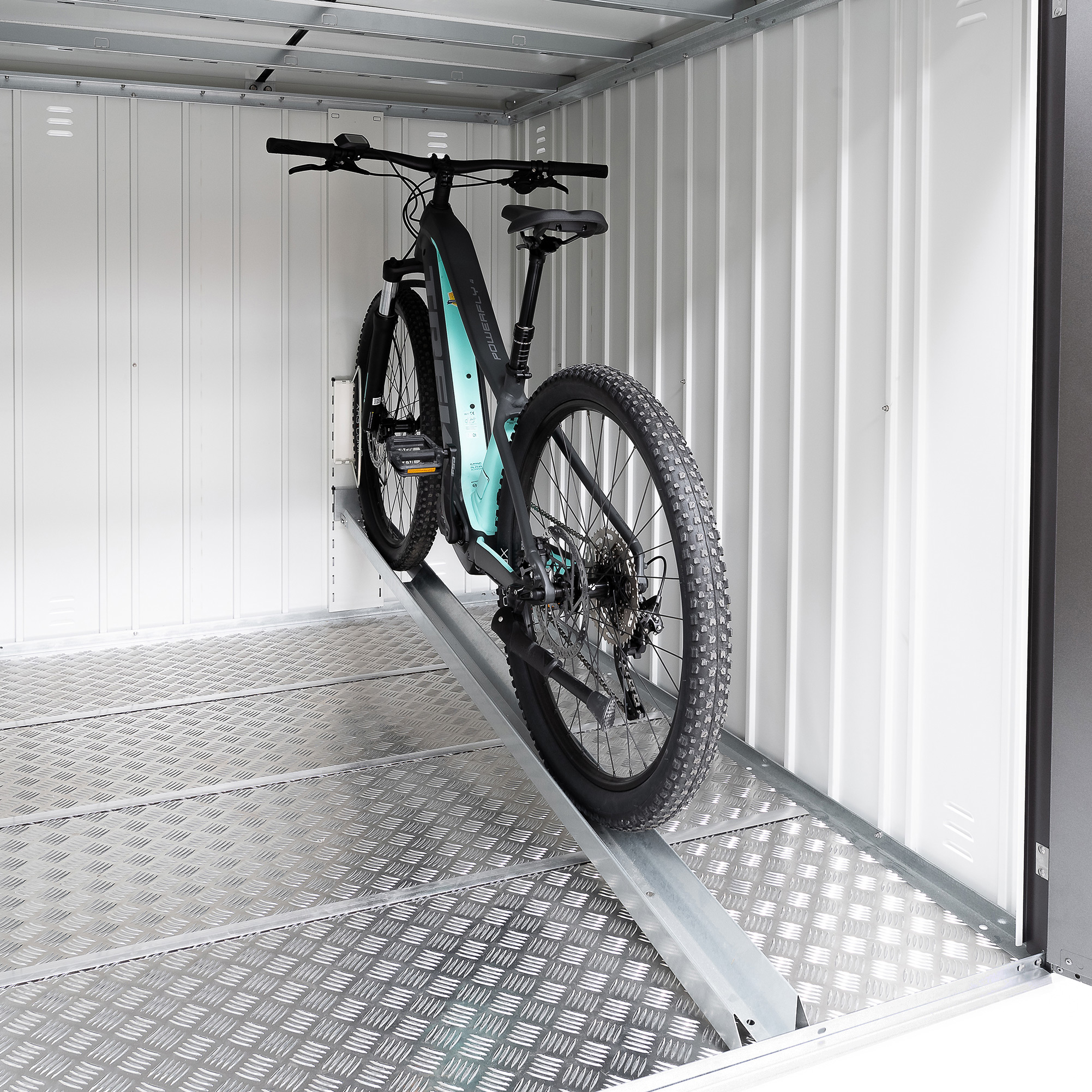 Cykelhängare Biohort MiniGarage L Silver/Metallic