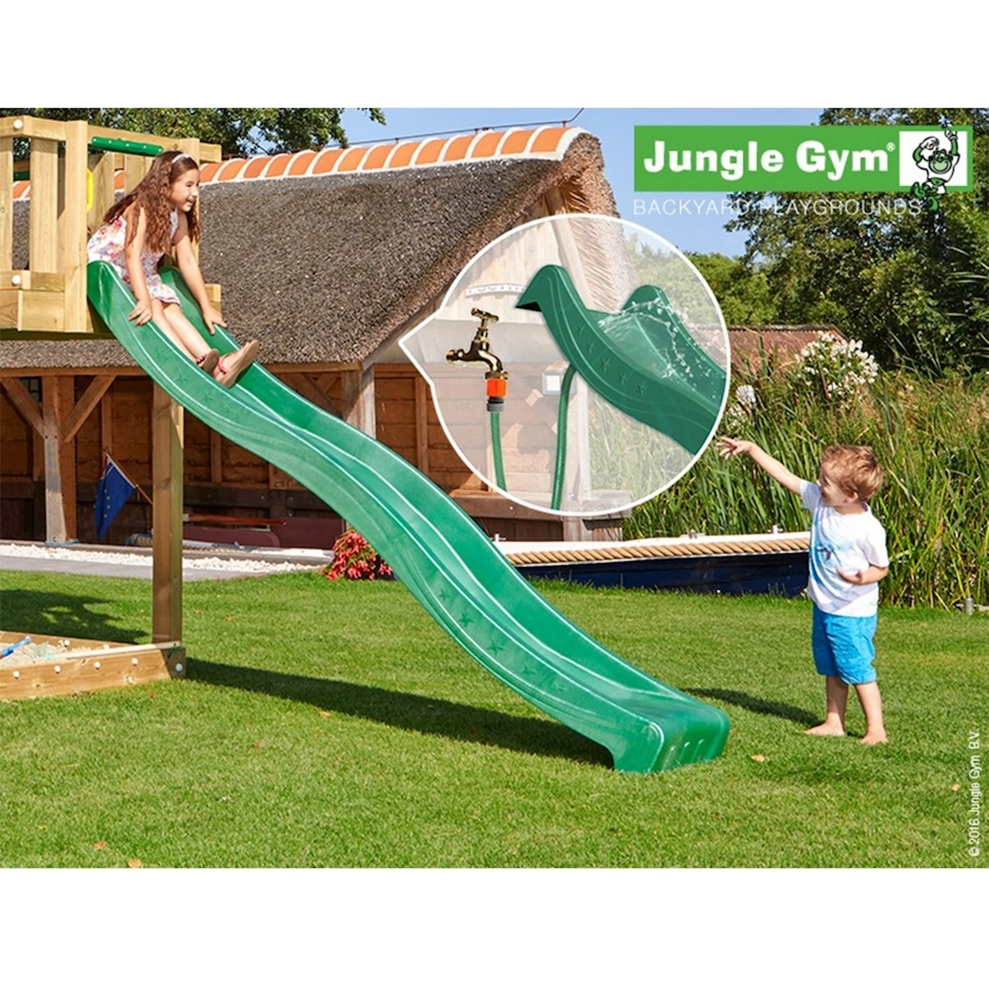 Rutschkana Jungle Gym Mörkgrön