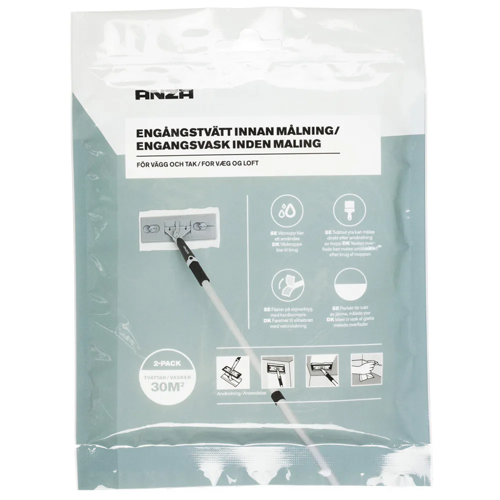 Engångstvätt Anza För Vägg & Tak