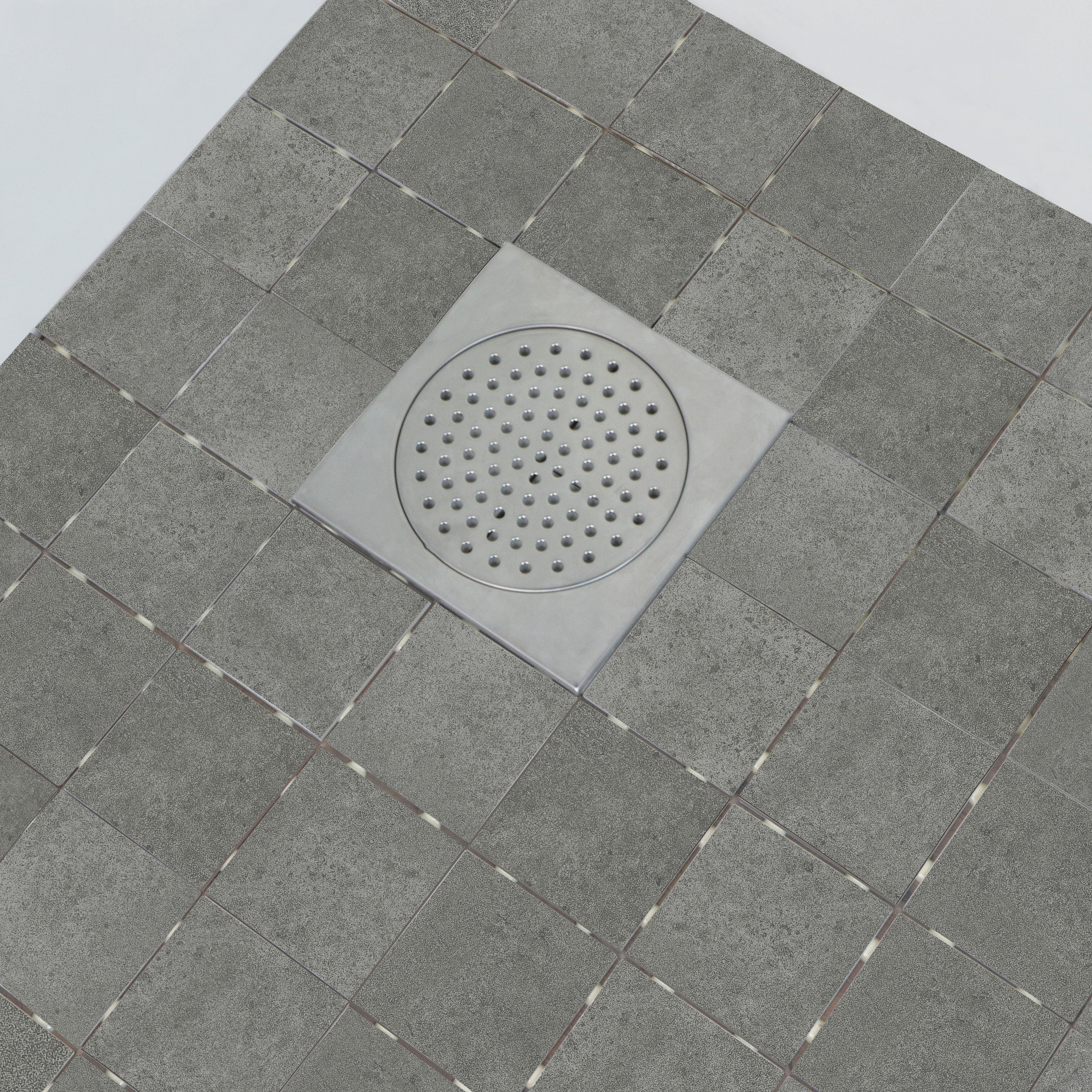 Klinker Tenfors Luna Middle Grey 10x10 cm