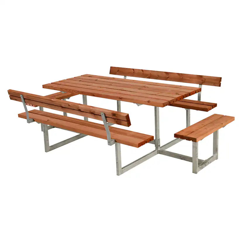 Picknickbord PLUS Basic med Påbyggnad Utomhus