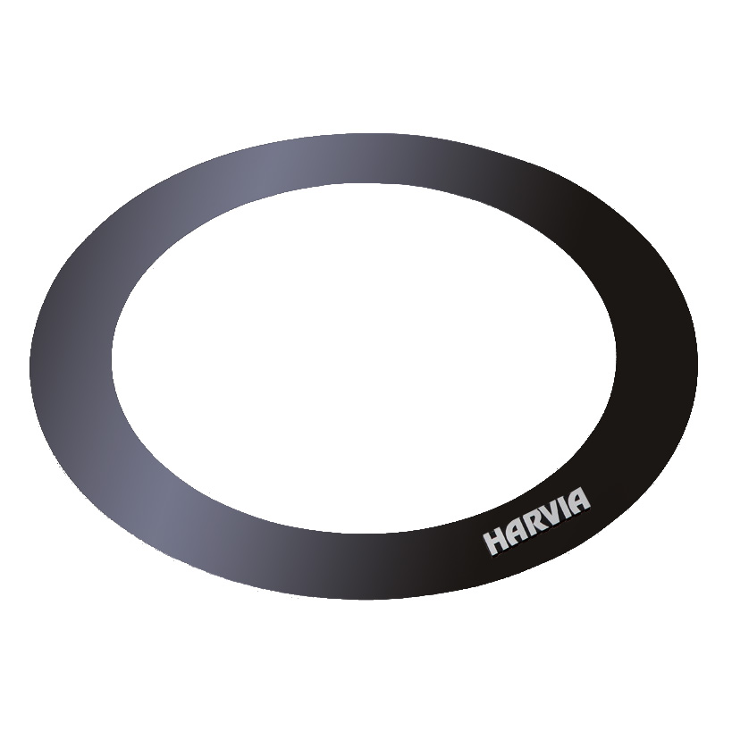 Infällningsram Harvia Cilindro Black Steel