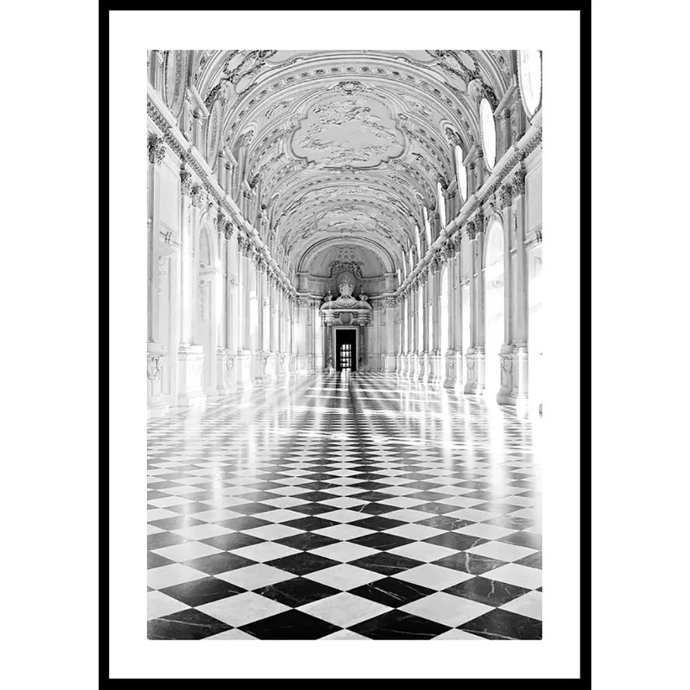 Poster Gallerix Une Salle Damier