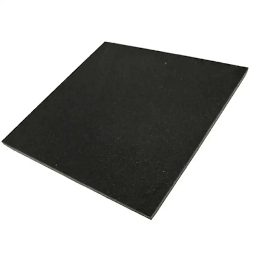 Granitplatta Stencentralen Absolute Black Matt 305x305mm