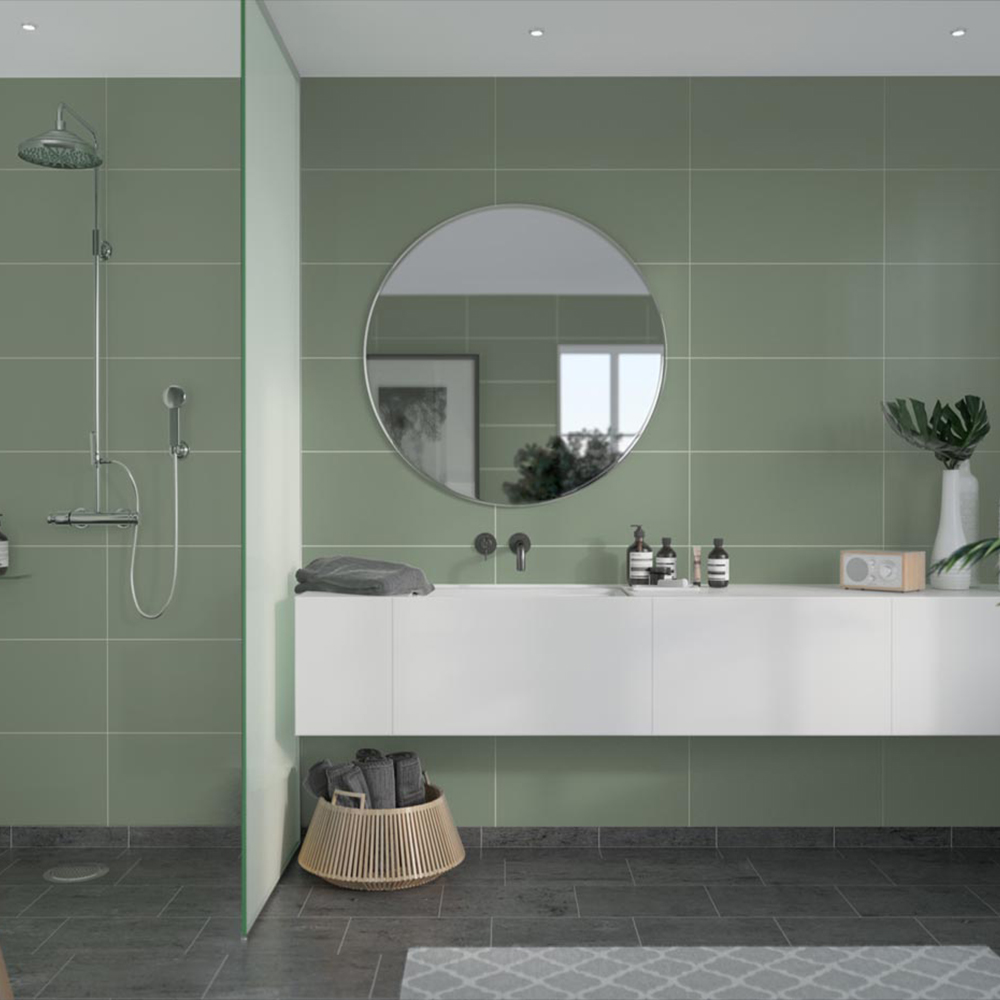 Våtrumsskiva Fibo Olivegreen 5206-M6030 EM
