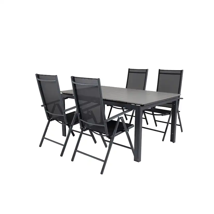 Matgrupp Venture Home Lova 160/240 med 4 Bront Stolar