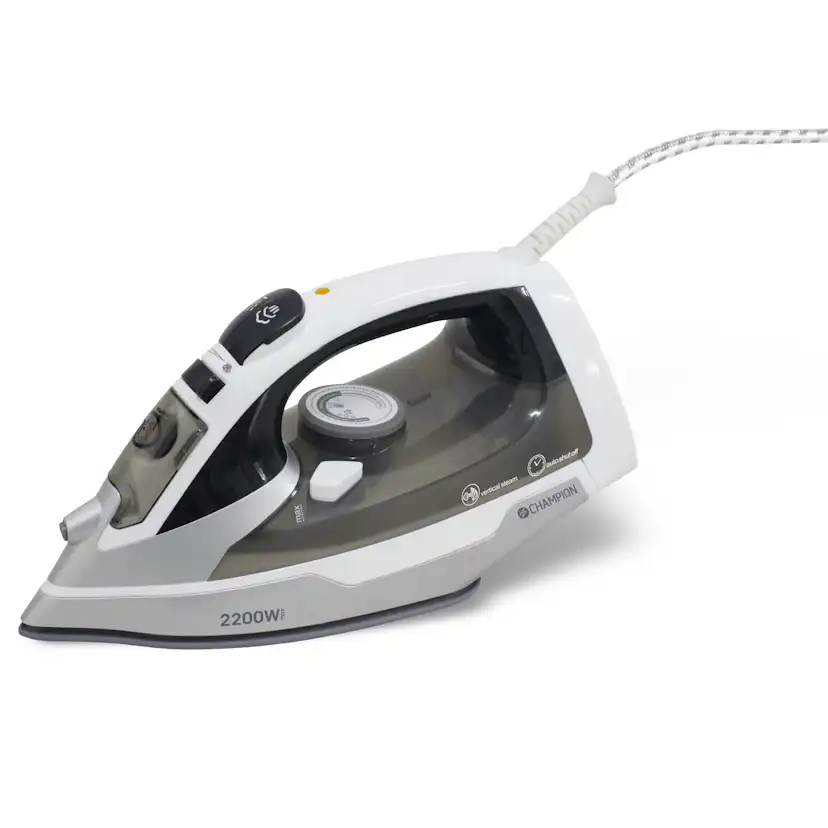 Ångstrykjärn Champion Keramiskt 2200W SJ215 Grå/Vit