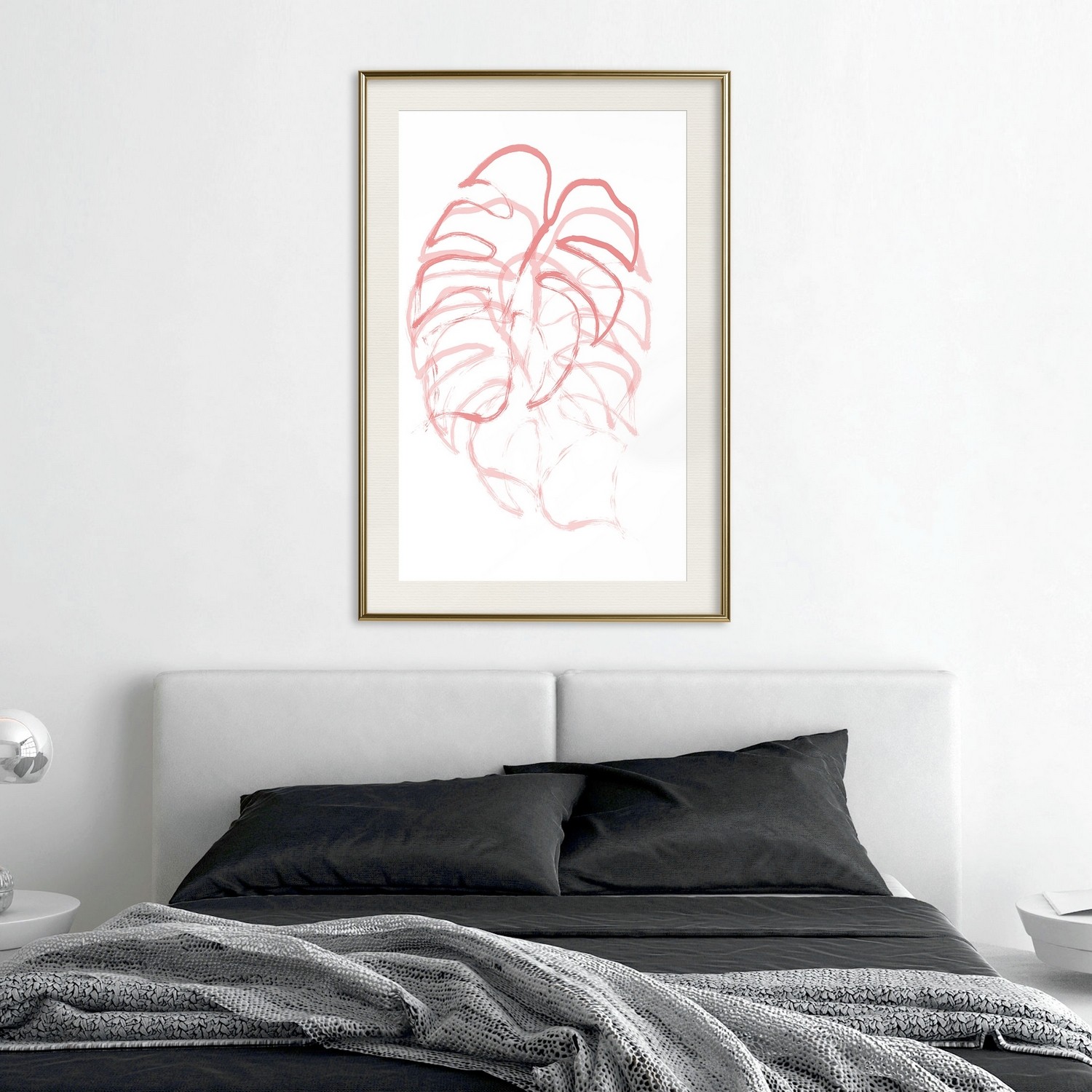 Affisch - Monster in Motion [Poster] 40x60 Guld ram med passepartout, 40x60 cm