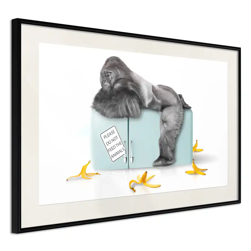 Poster Artgeist Affisch Hungry Gorilla