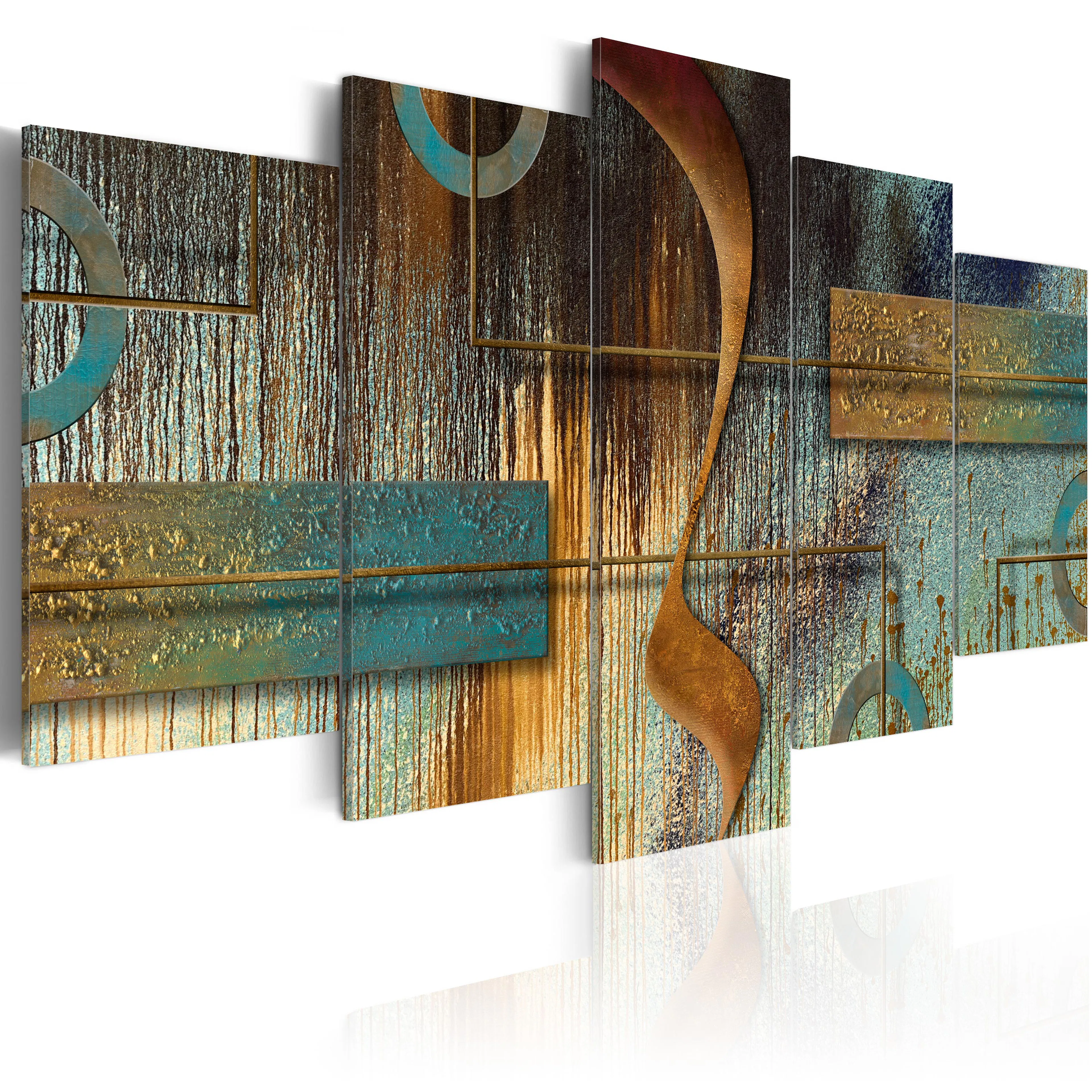 Foto på akryl - Exotic Note [Glass] 200x100 Mått: x200x100 cm