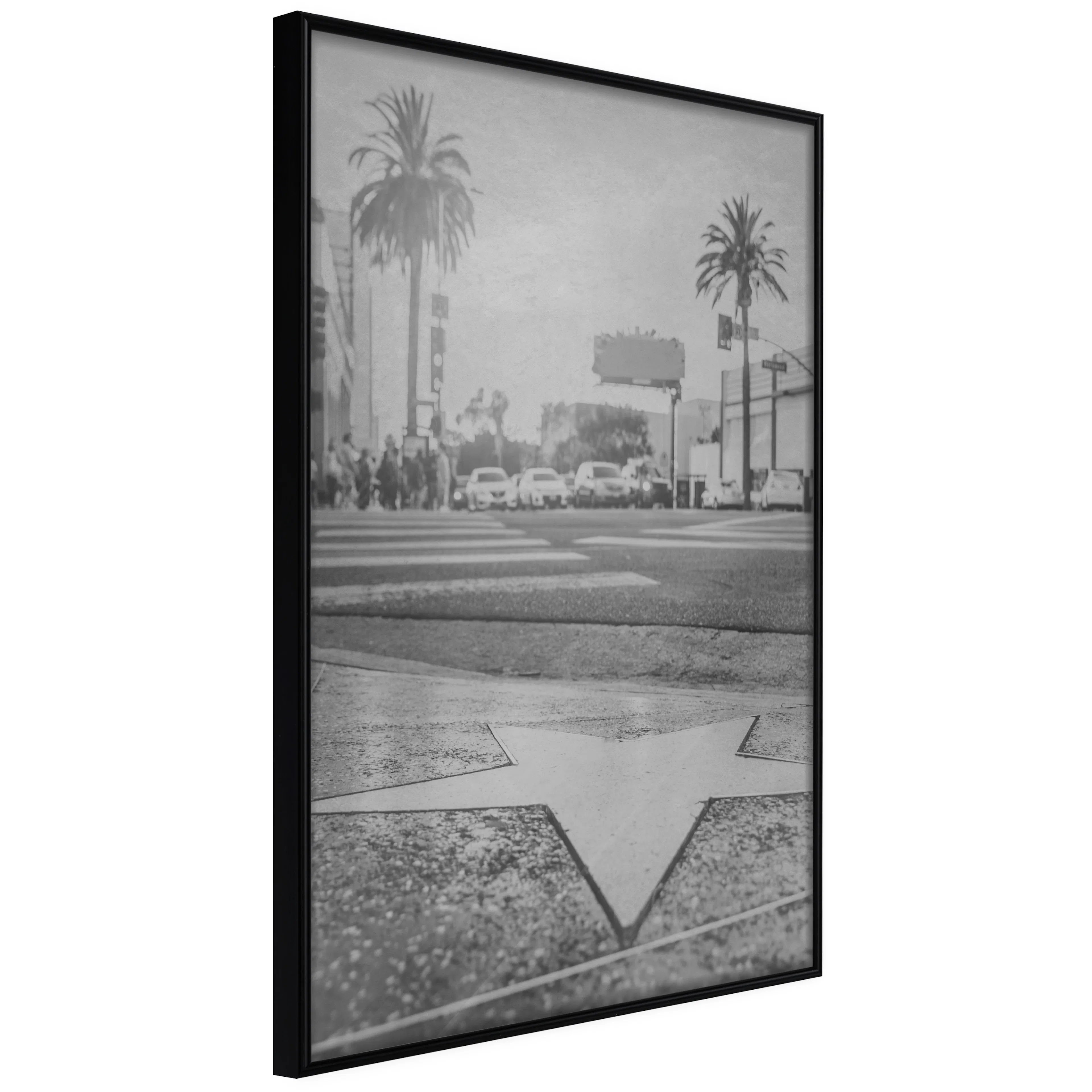 Affisch - Avenue of the Stars [Poster] 40x60 Svart ram, 40x60 cm