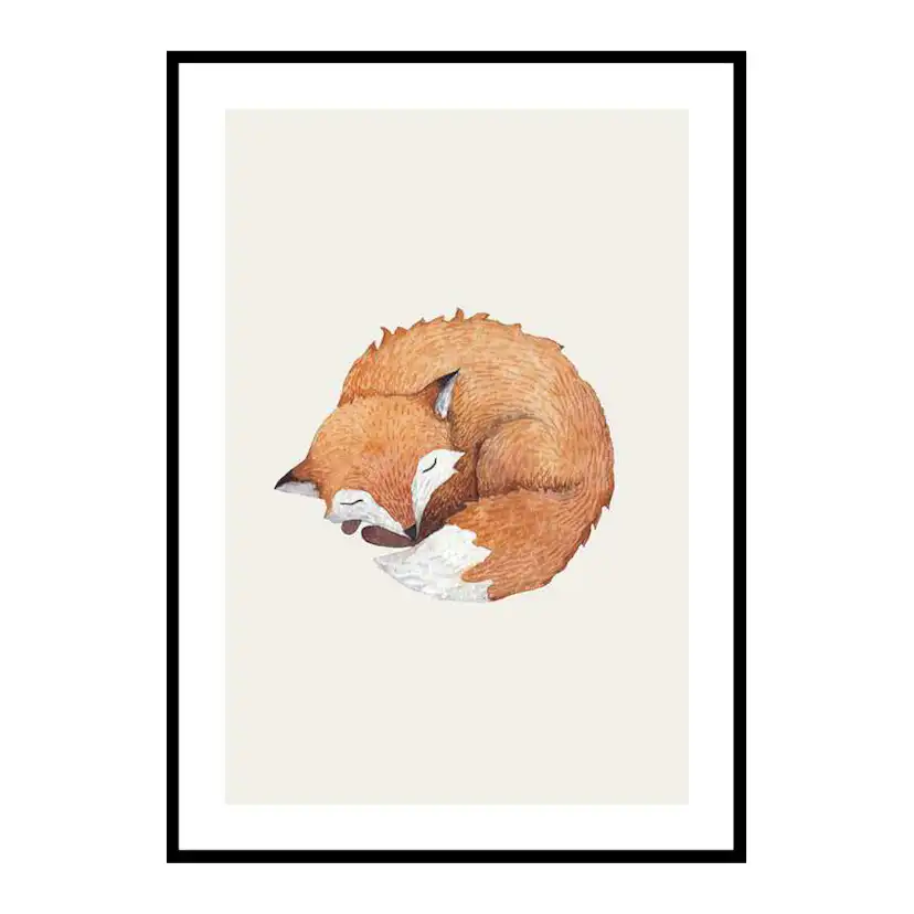 Poster Gallerix Sleeping Fox