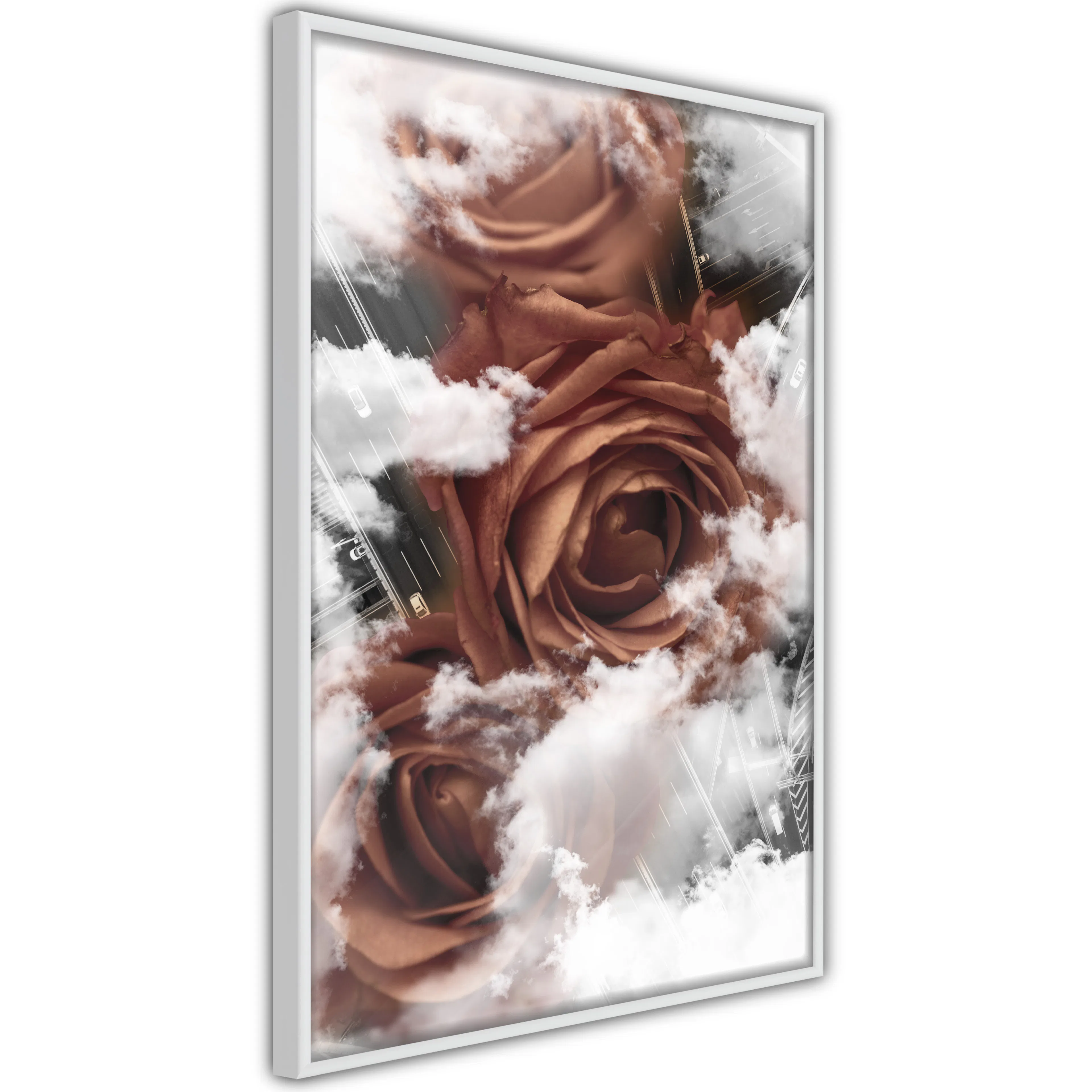 Poster Artgeist Affisch Roses in the Clouds