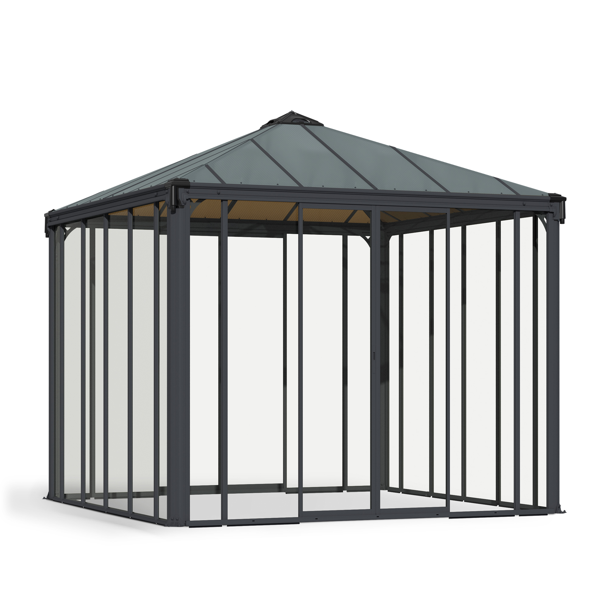 Paviljong Canopia By Palram Austin 2400 Svart