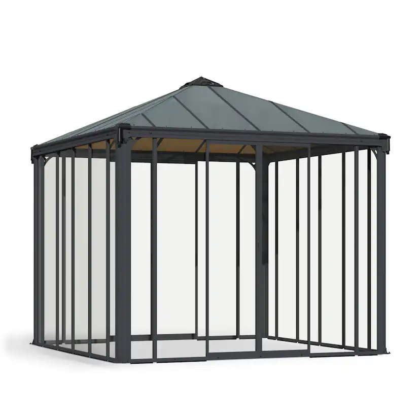 Paviljong Canopia By Palram Austin 2400 Svart