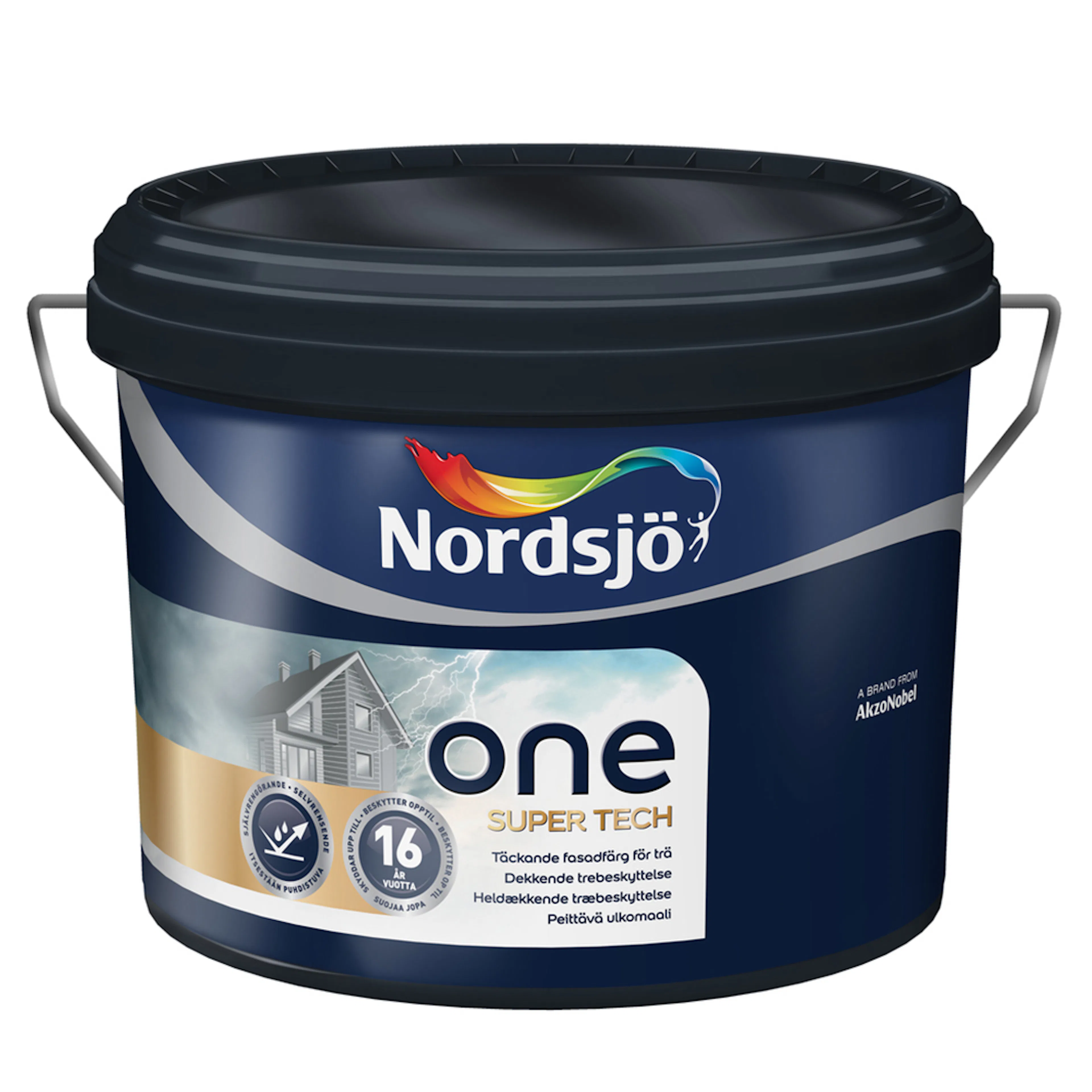 NORDSJÖ ONE SUPER TECH BW 10 L Volym: 10 L, Vit