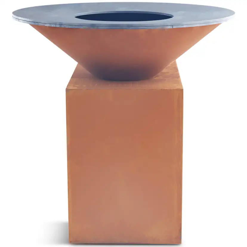 Eldstad Lyfco Cortenstål Vedeldad Skärbräda Vemdalen