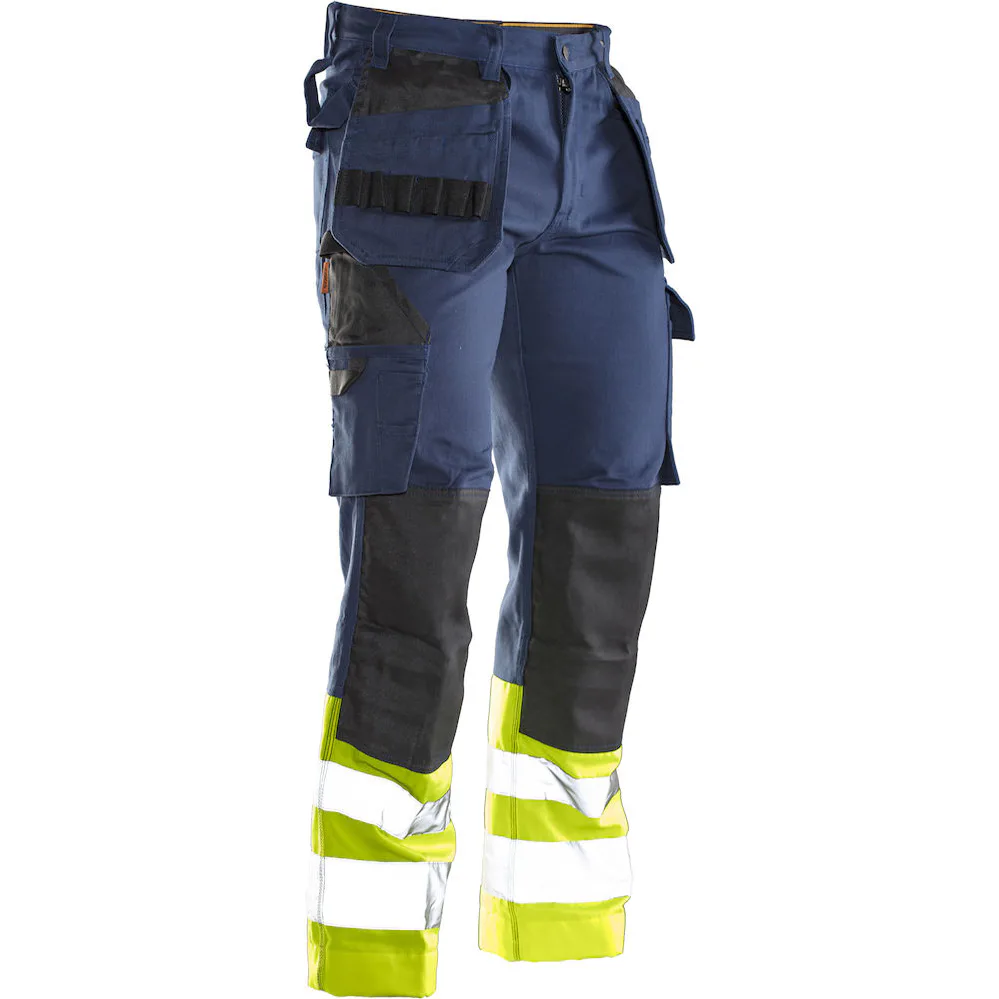 Hantverksbyxa Varsel Marin/Gul C44 Storlek: C44, Färg: Blå/Gul
