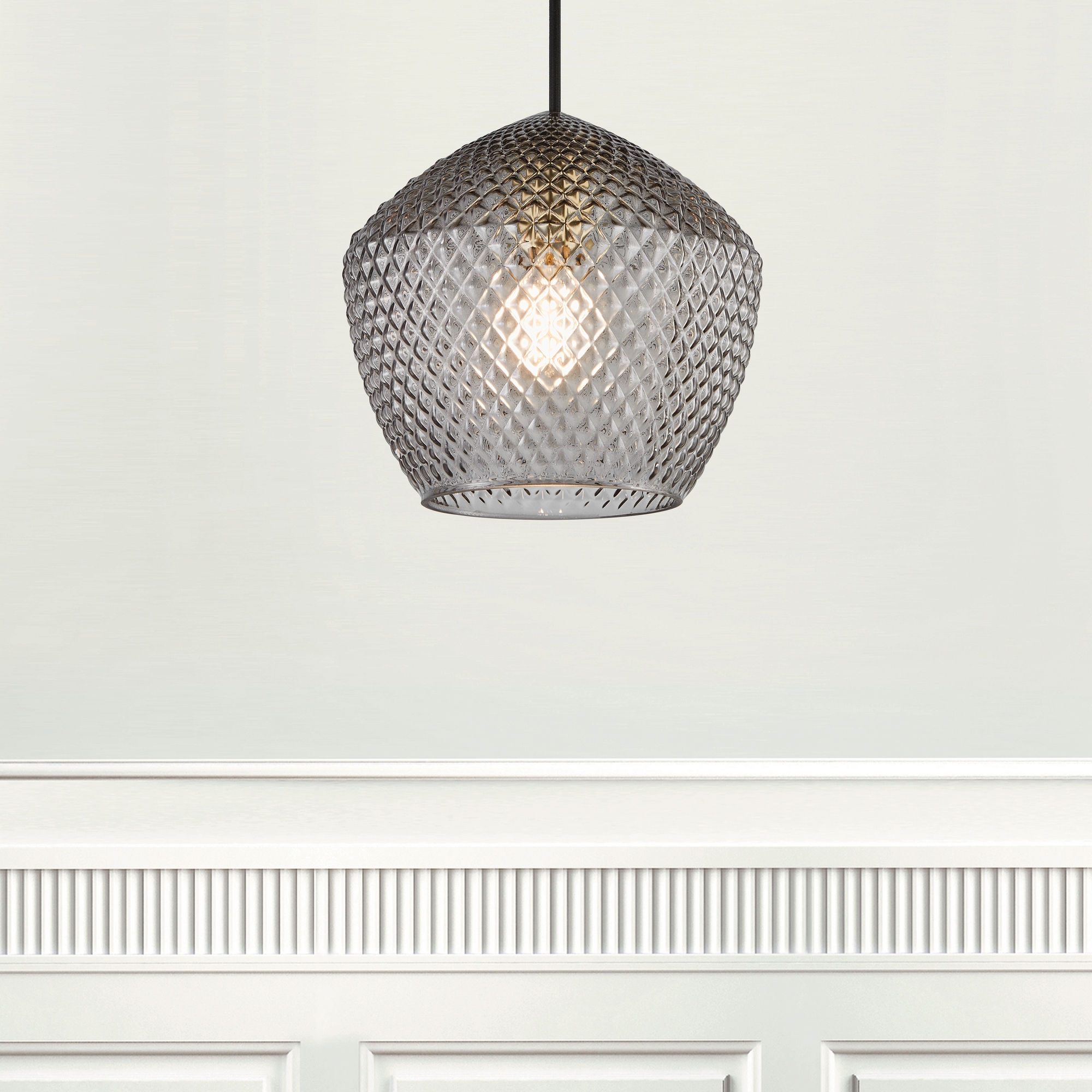 Taklampa Nordlux Orbiform Rökfärgad