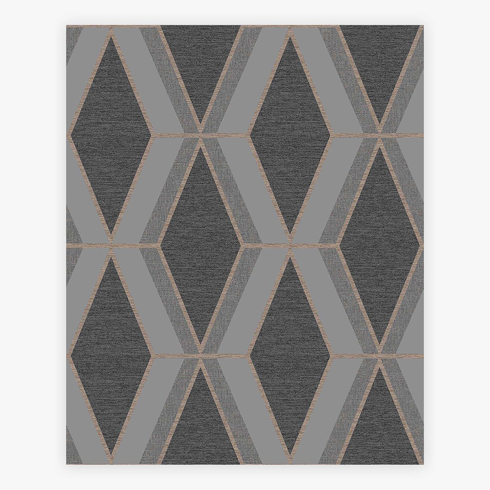 Tapet NEXT Optical Triangle Grey