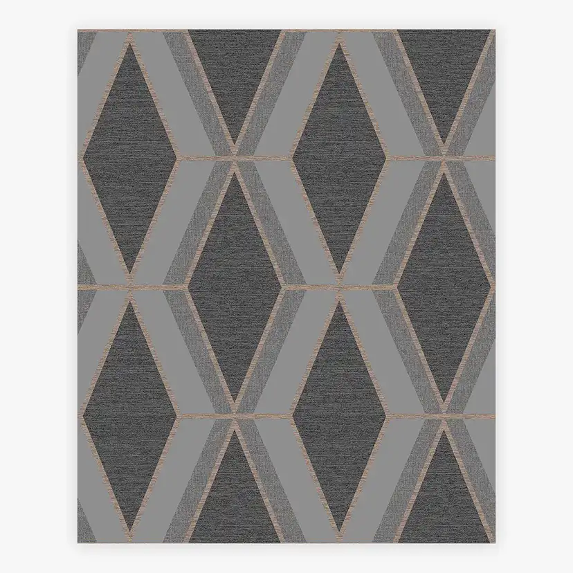 Tapet NEXT Optical Triangle Grey