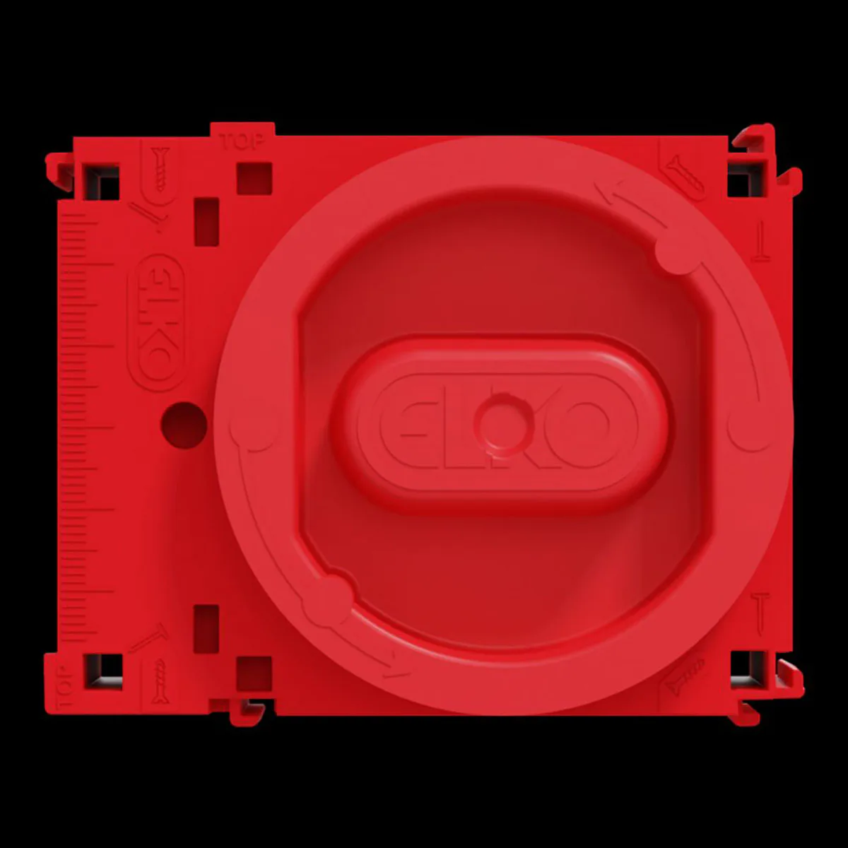 Apparatdosa Elko Flexi+ Infälld Låg för Elinstallationer