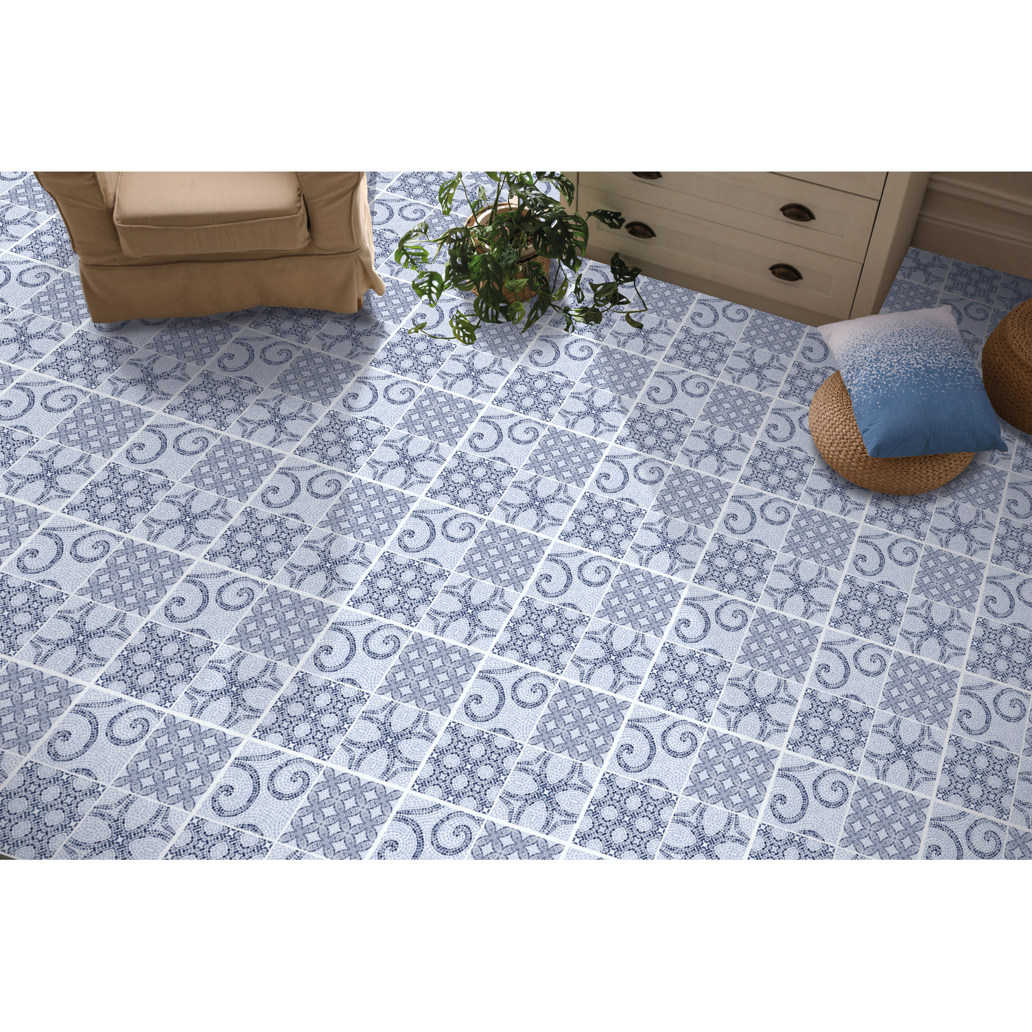 D-C-FIX CLASSIC GULVFLISER - ROMAN MOSAIC Roman Mosaic