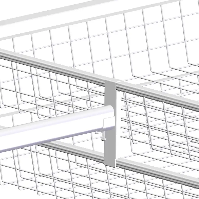 Klädstångsfäste Lundbergs Wide Stativ Vit 2-Pack