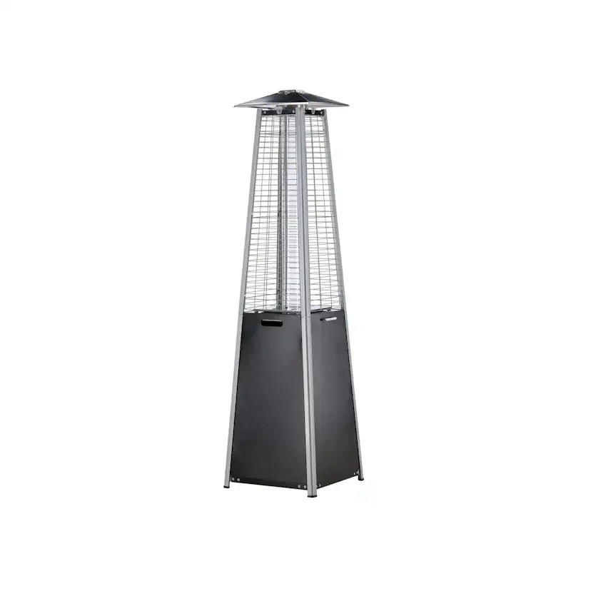 Terassvärmare Venture Home Hottie Square, Stående Gasolvärmare Utomhus i Aluminium