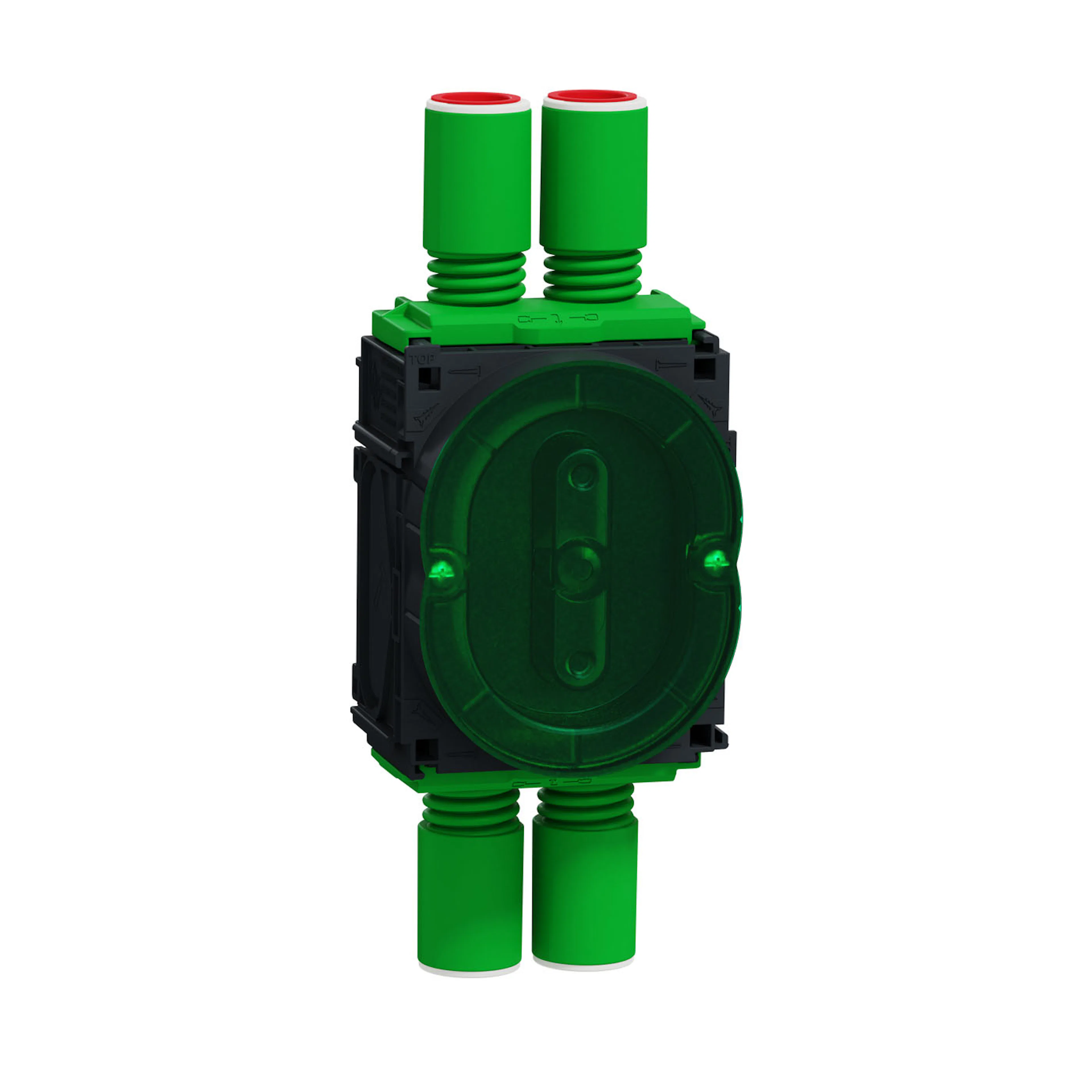 Apparatdosa Schneider Electric Multifix 1,5 modul med lock 13mm 4 stutsar 16-20mm