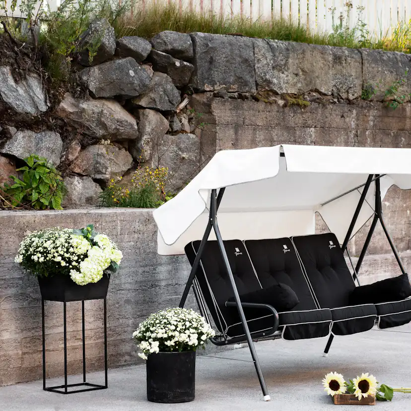 Suvi 3- pers. hammock, 71B-1 Grå/Svart