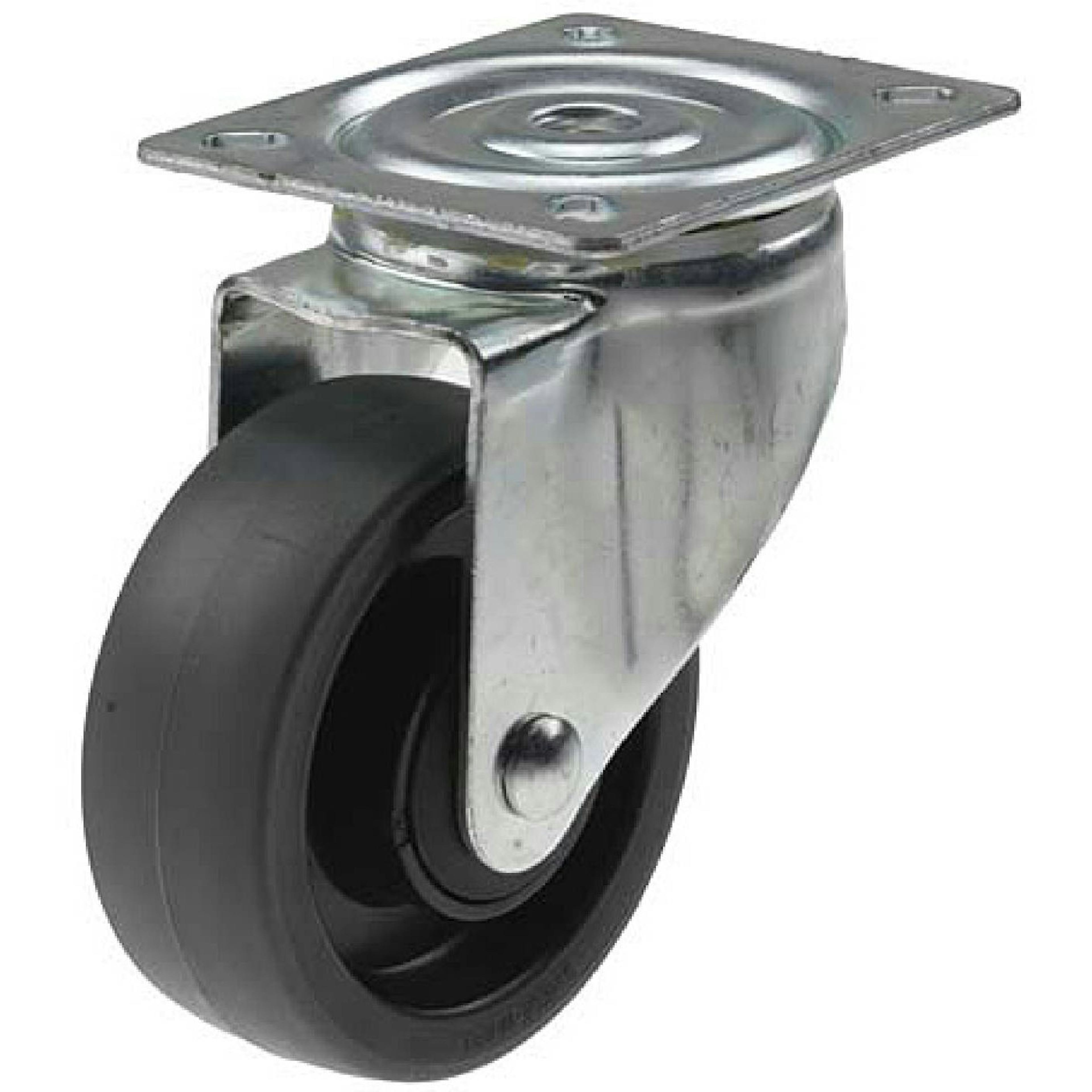 Containerhjul Millers Grå/Svart 100 mm