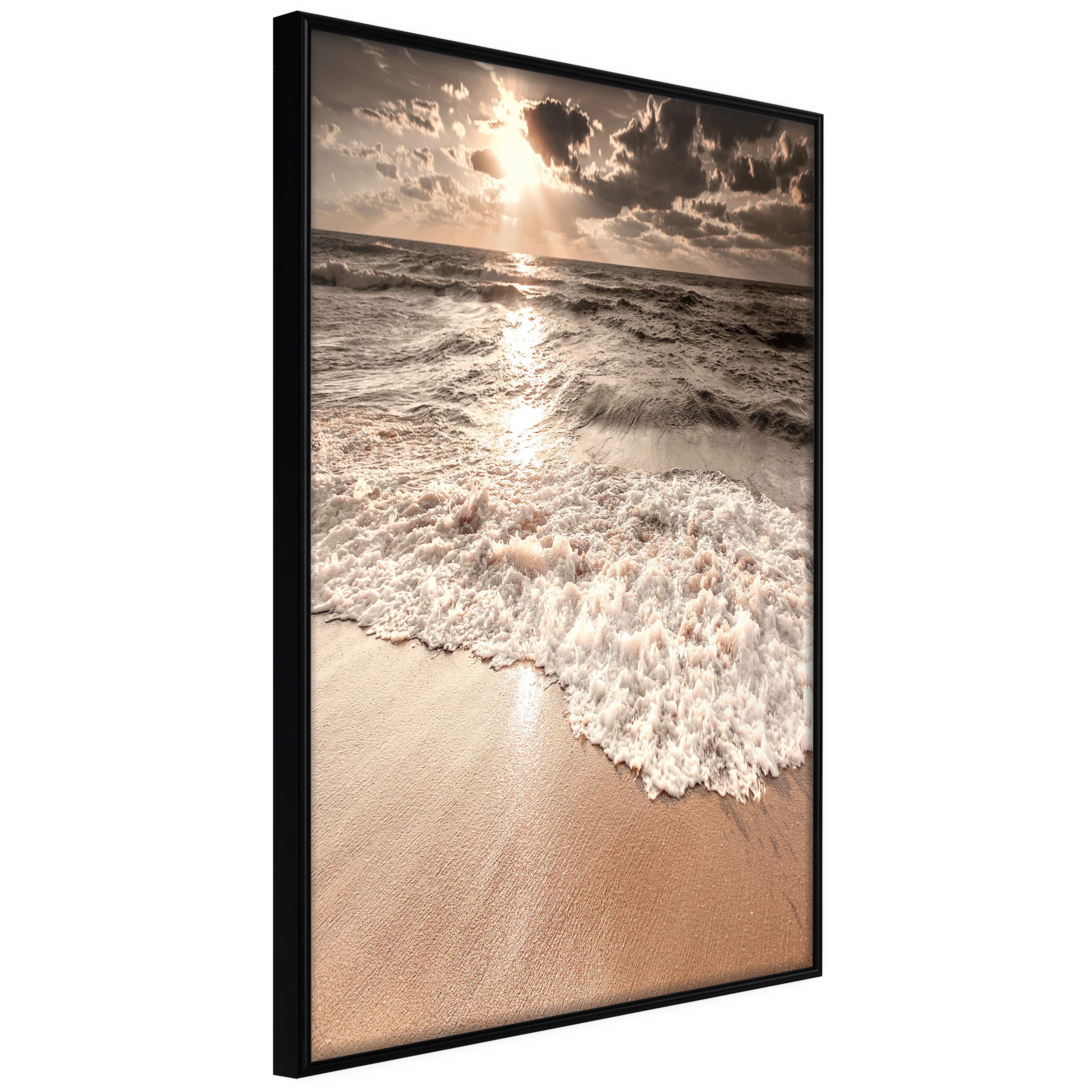 Affisch - Space of Waves [Poster] 40x60 Svart ram, 40x60 cm