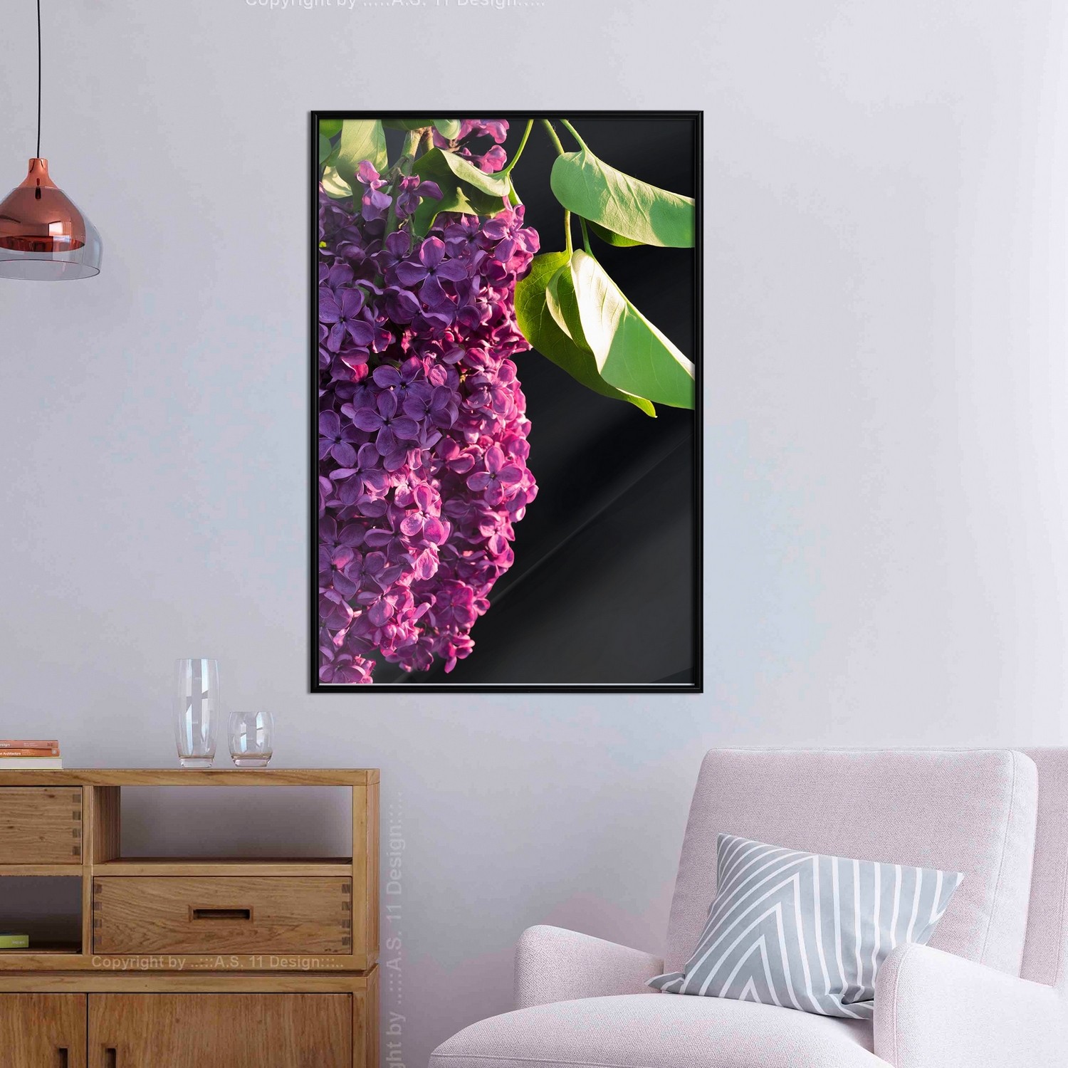 Affisch - Colours of Spring [Poster] 20x30 Svart ram, 20x30 cm