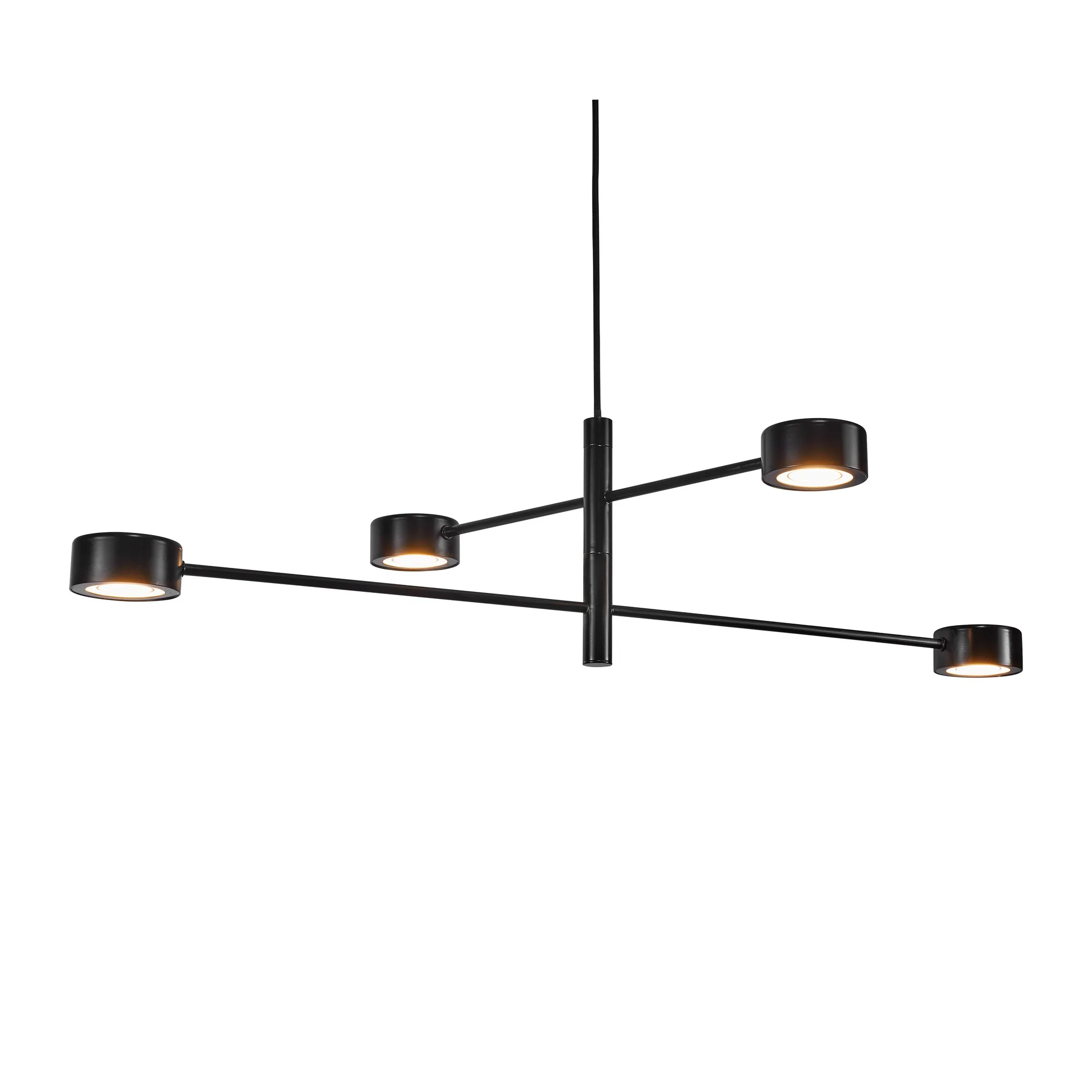 Taklampa Nordlux Clyde 4L Svart