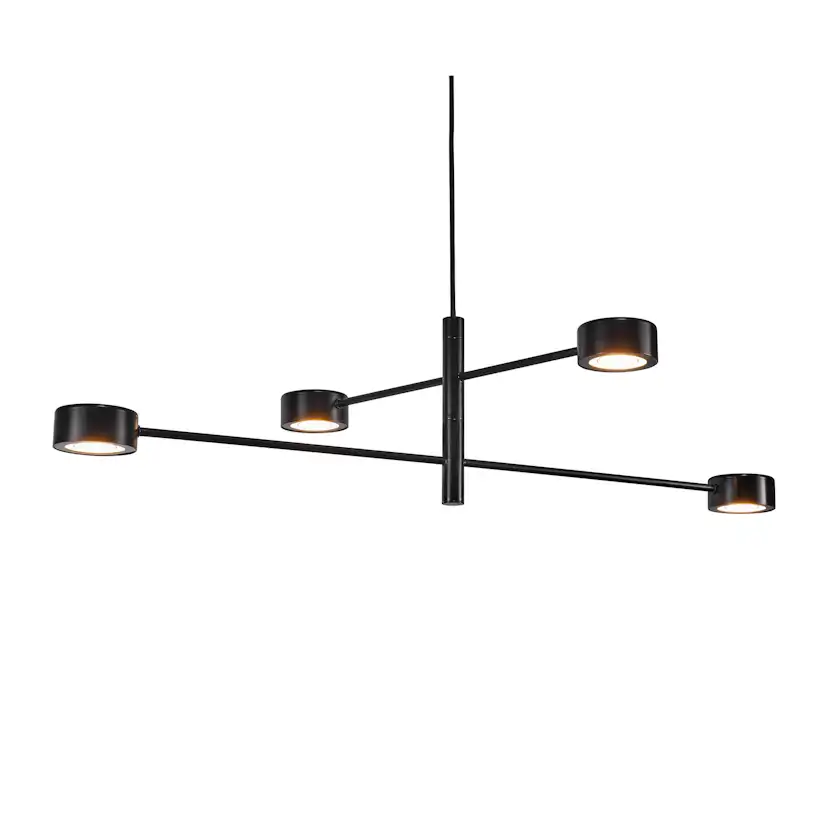 Taklampa Nordlux Clyde 4L Svart