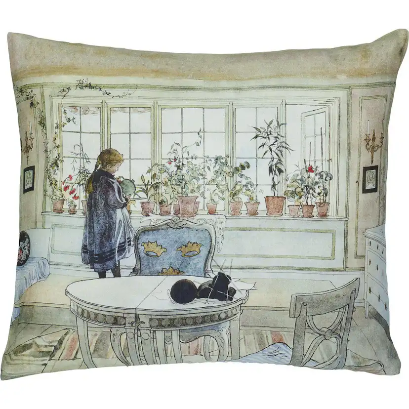 Kuddfodral Svanefors Carl Larsson Beige