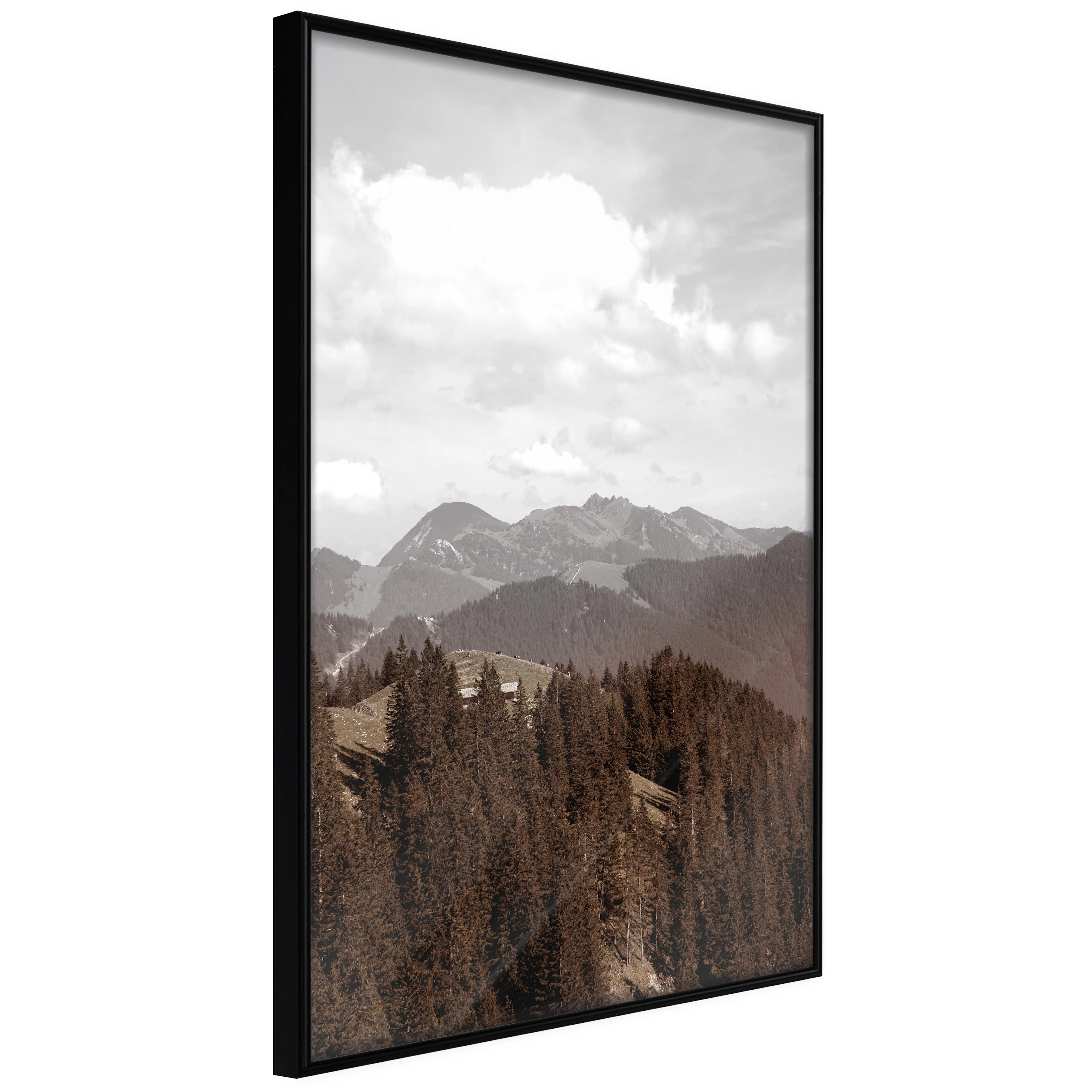 Affisch - Landscape [Poster] 40x60 Svart ram, 40x60 cm