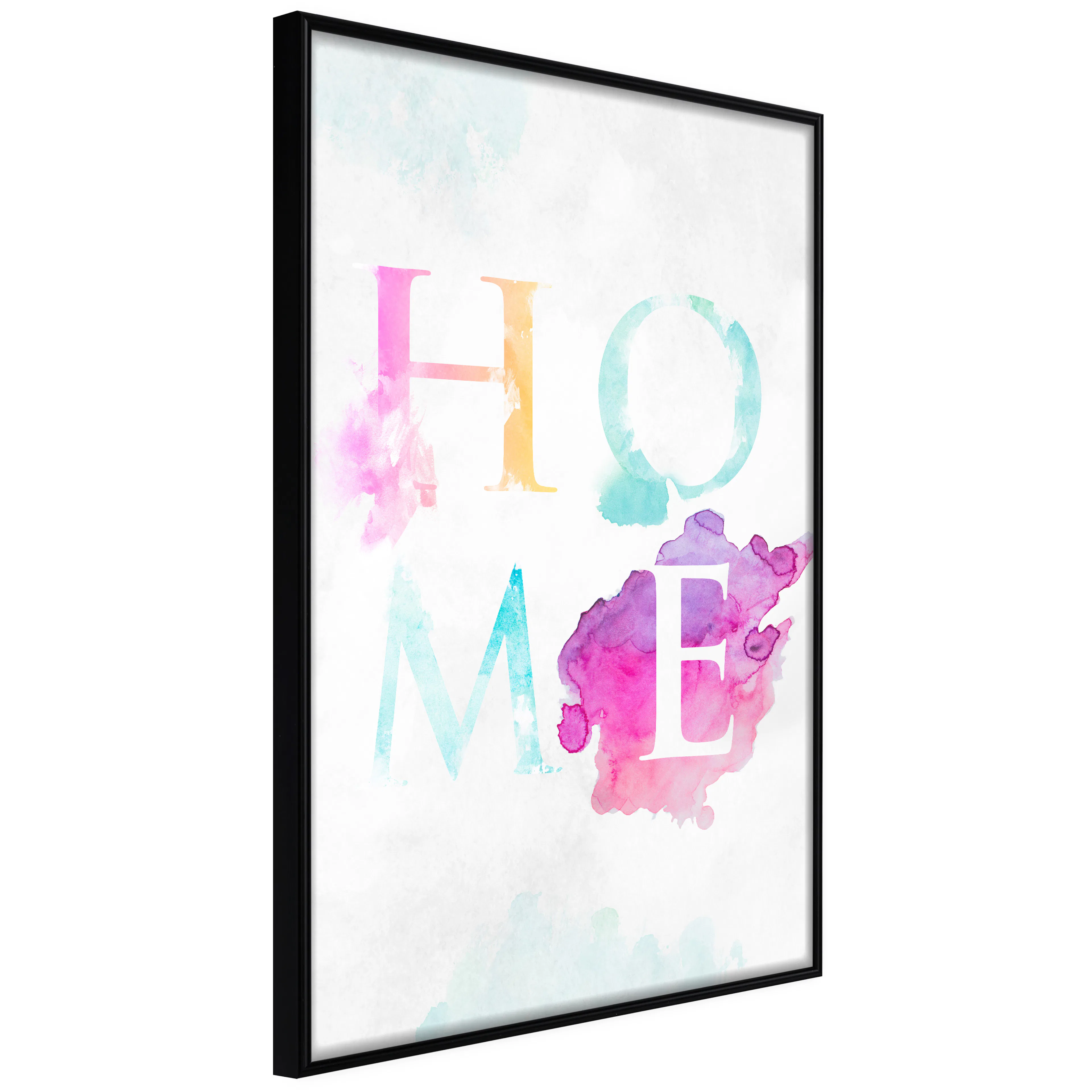 Affisch - Rainbow Home [Poster] 40x60 Svart ram, 40x60 cm