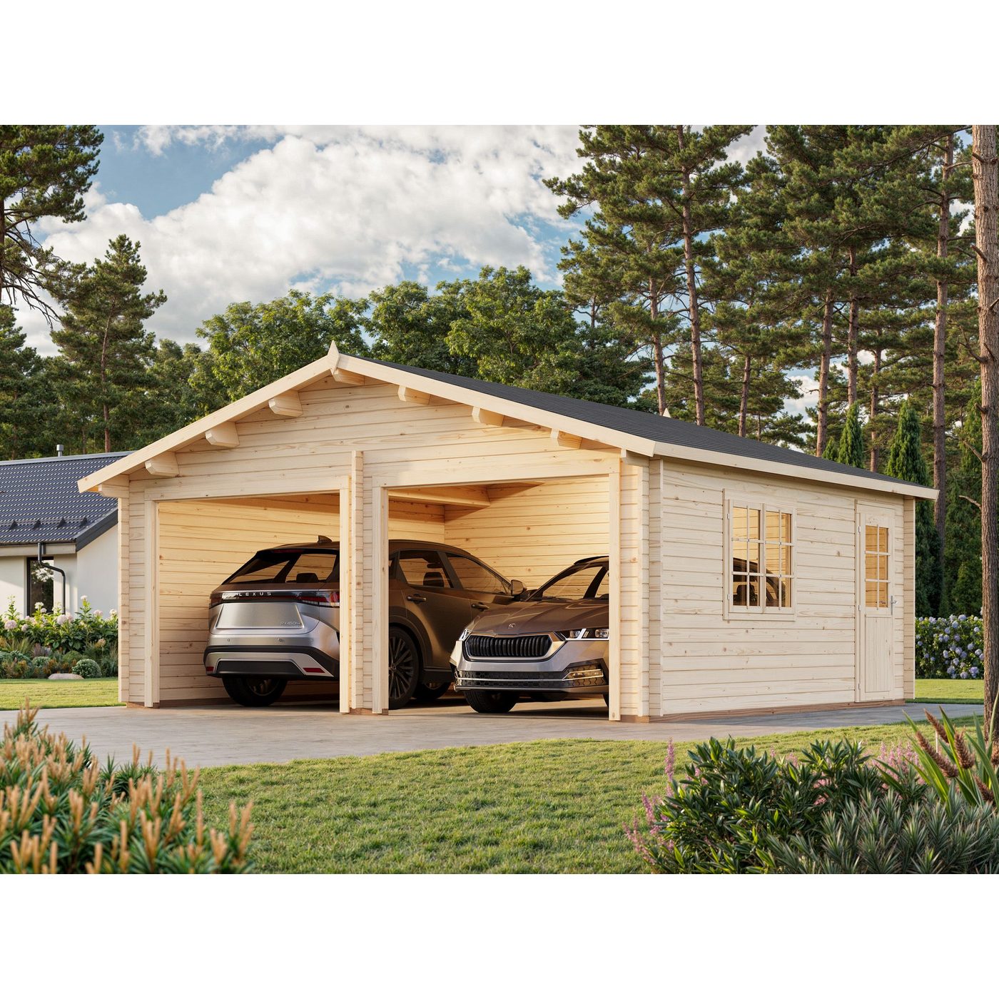 Roger 28,4 m2 kit Brun dippad