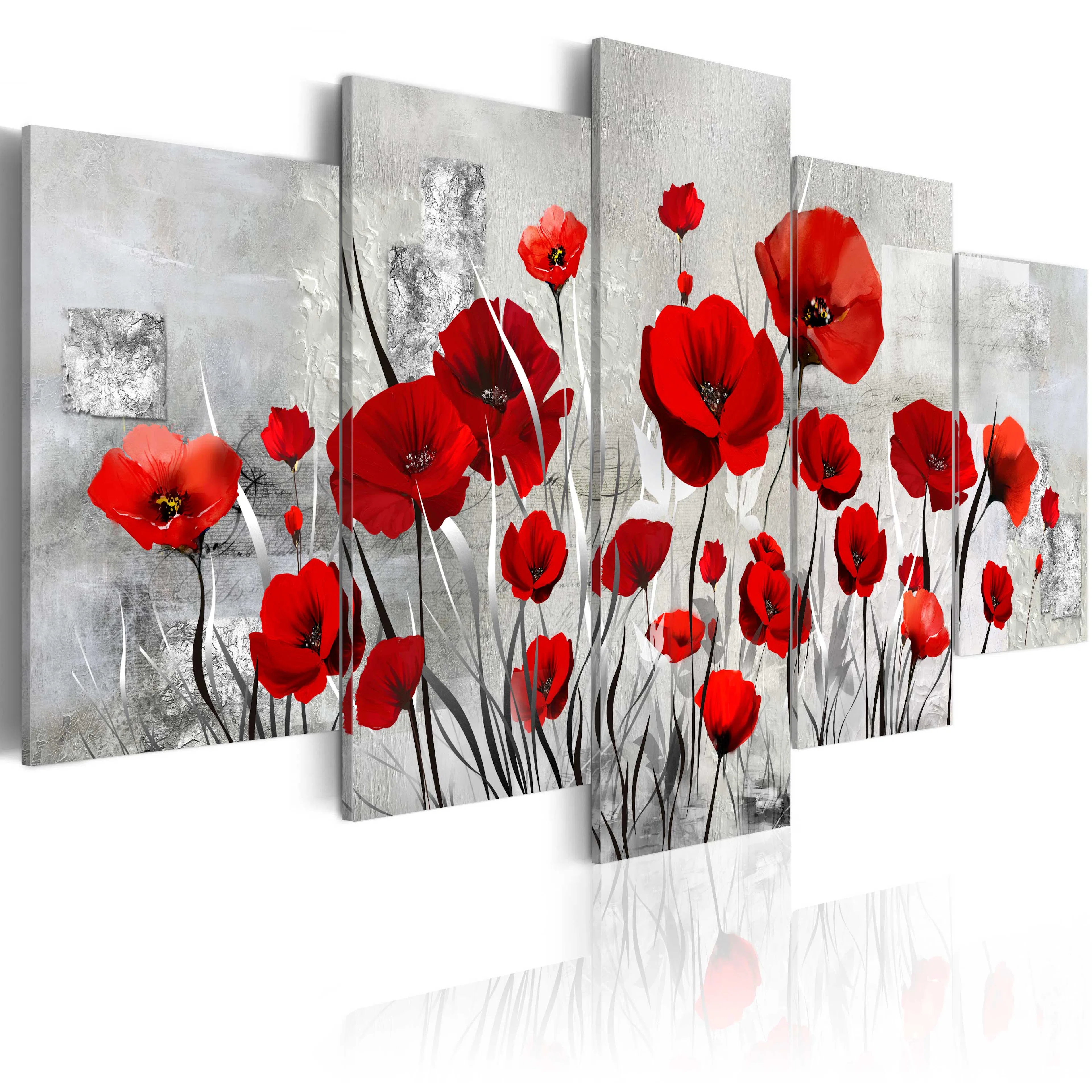 Foto på akryl - Scarlet Cloud [Glass] 200x100 Mått: 200x100 cm