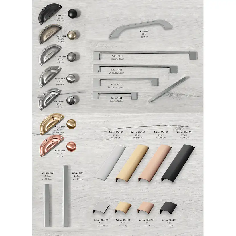 Handtag 4AQUA Matt/Borstad