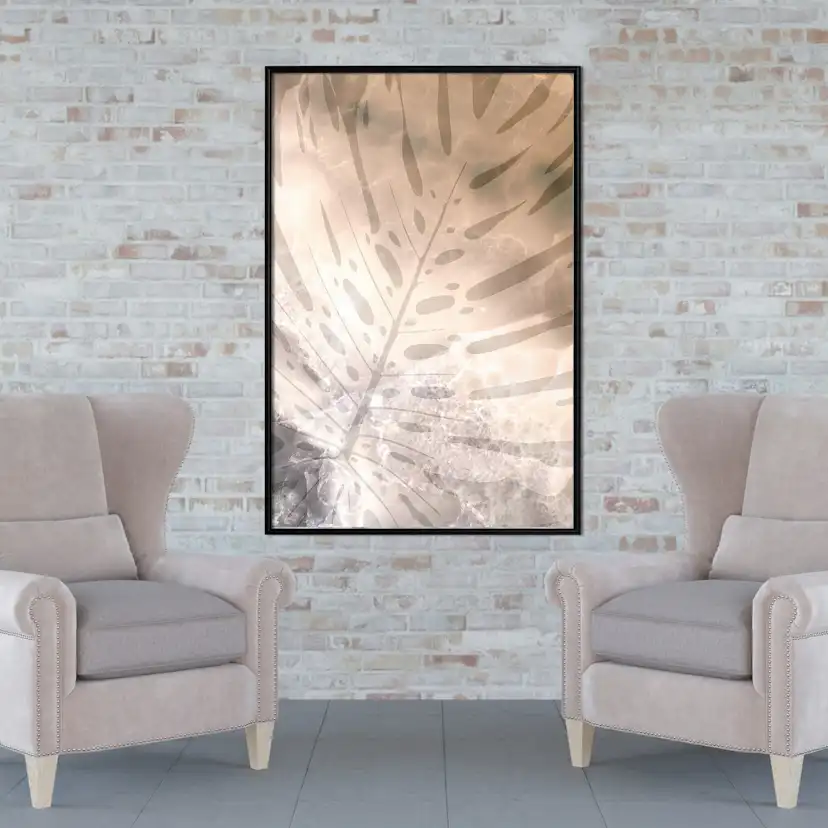 Poster Artgeist Affisch Amber Monstera