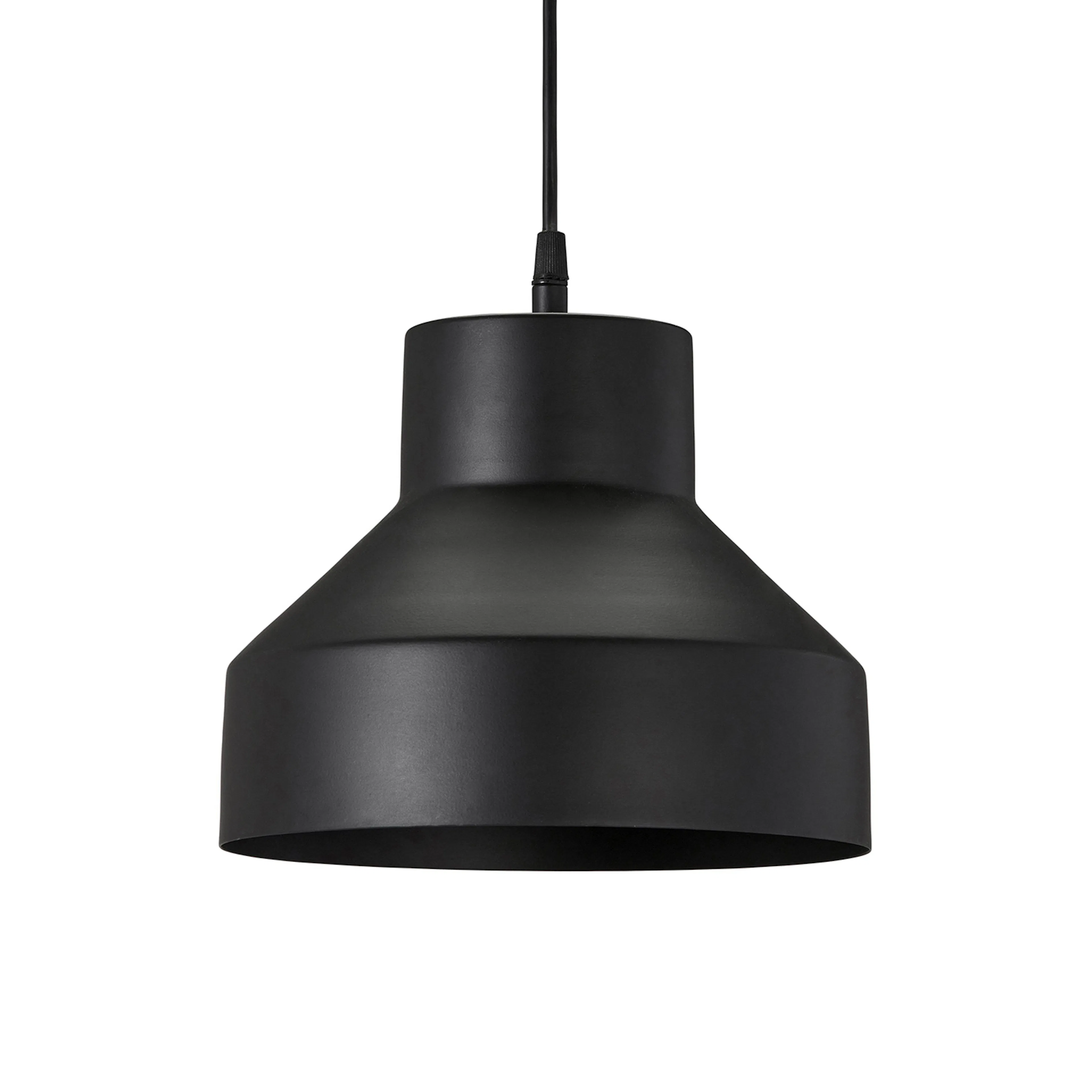 Solo taklampa Matt svart 26cm