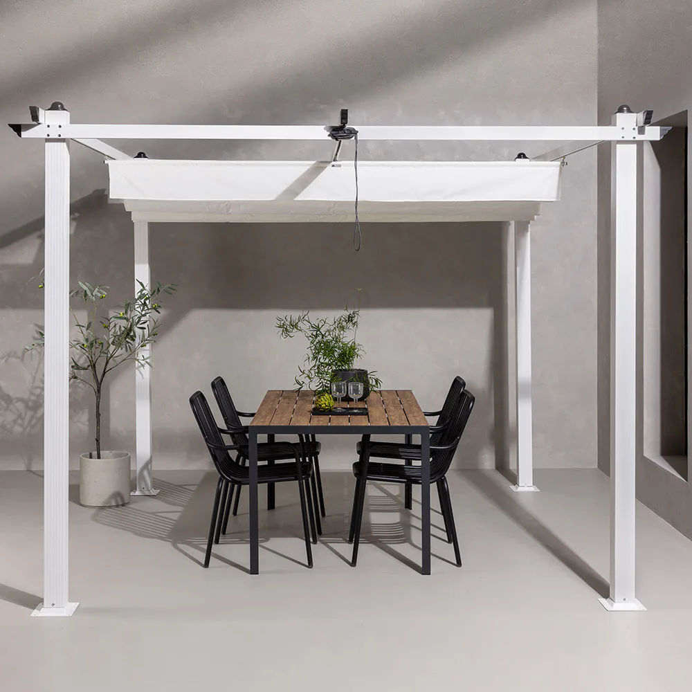 Lazio Pergola/paviljong Steel - White / 300*300*250 Vit
