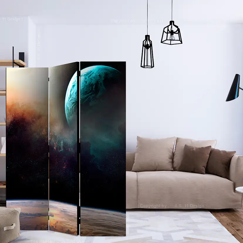 Rumsavdelare Skärmvägg Arkiio Like Being On Another Planet 135x172 cm