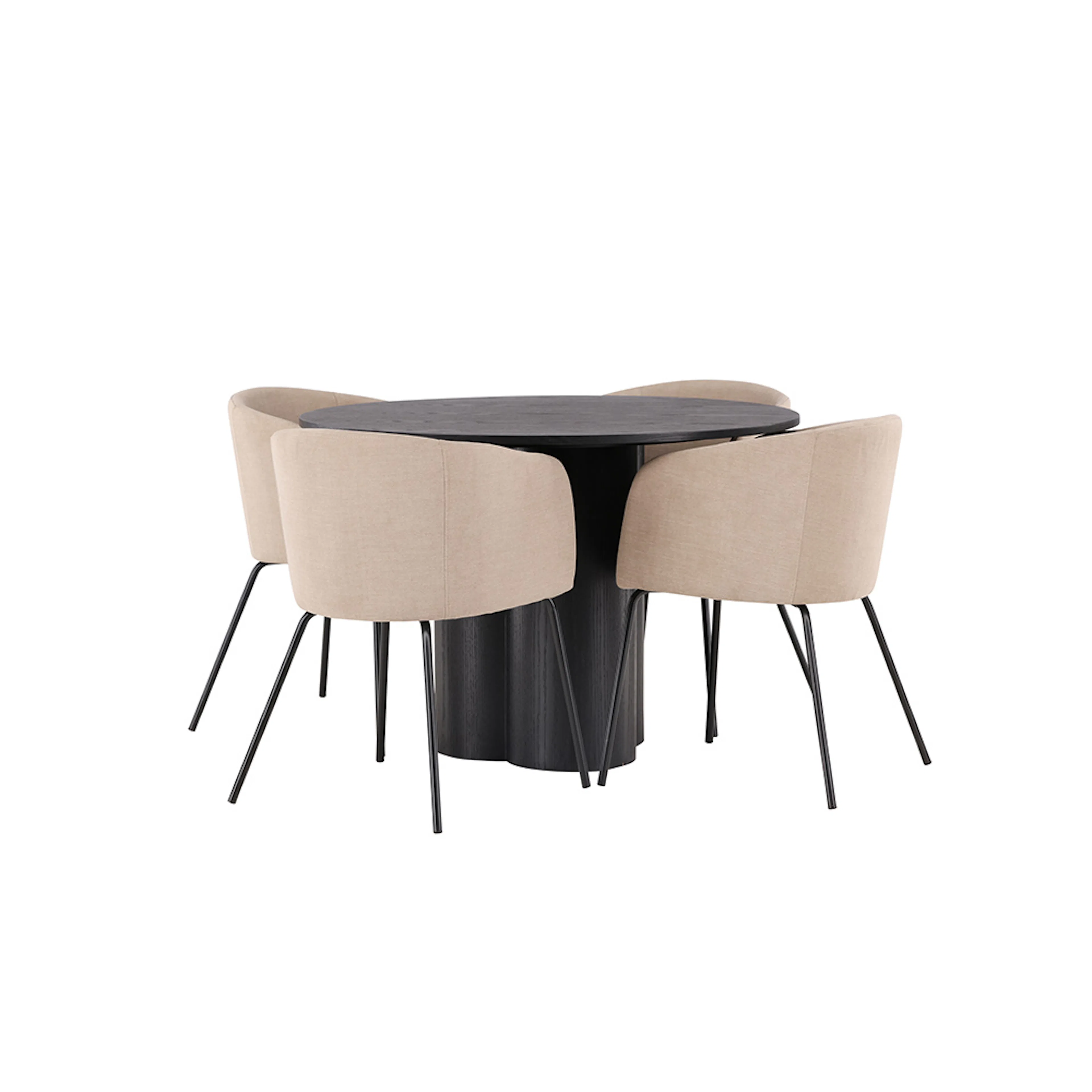 Svart/Beige