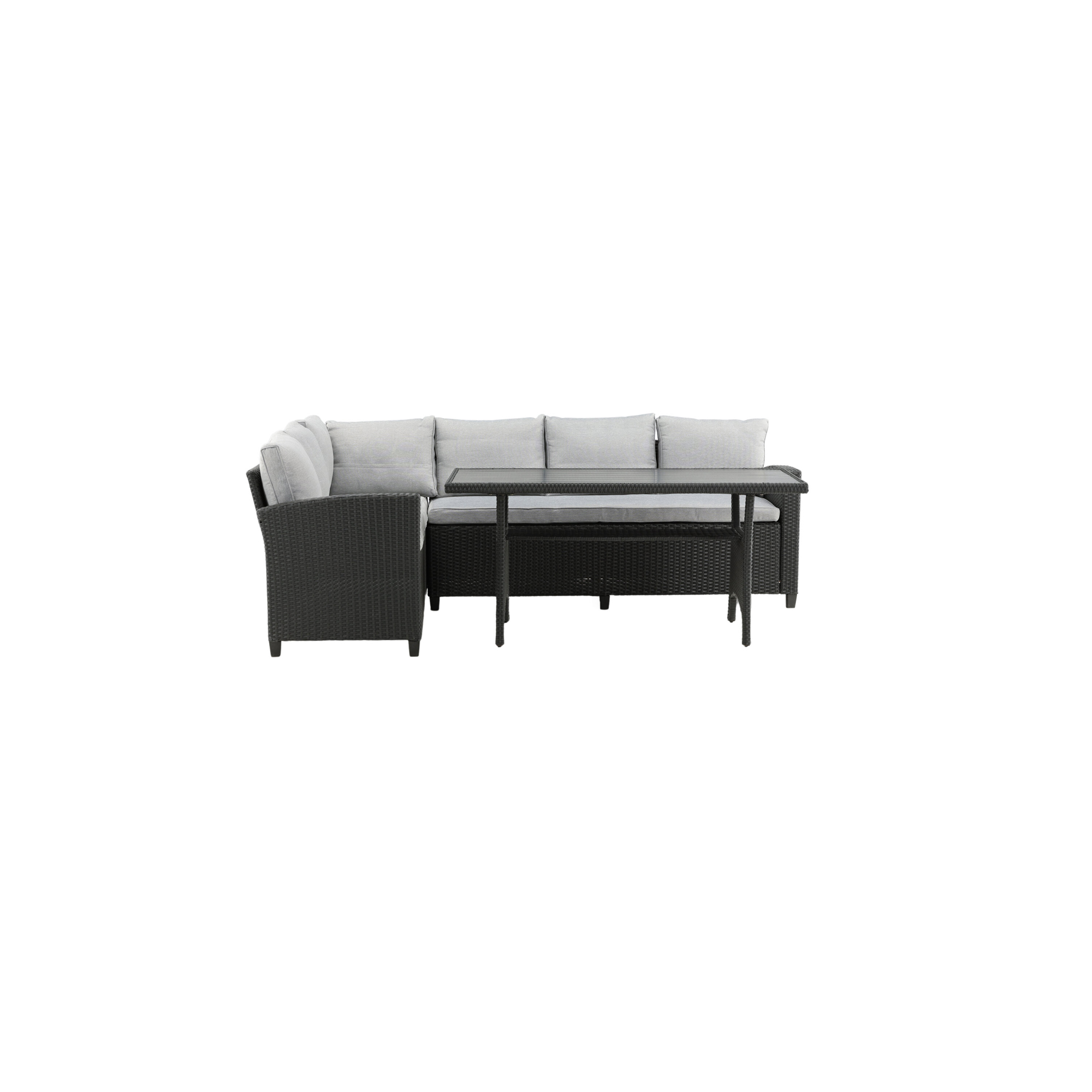 Brentwood Corner sofa - Black/Grey Svart/Grå