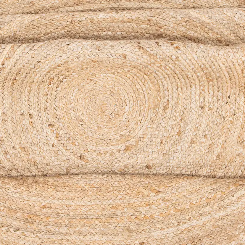 Oliver 100% jute - 200*200- -Round-Natural dark 200x200 cm
